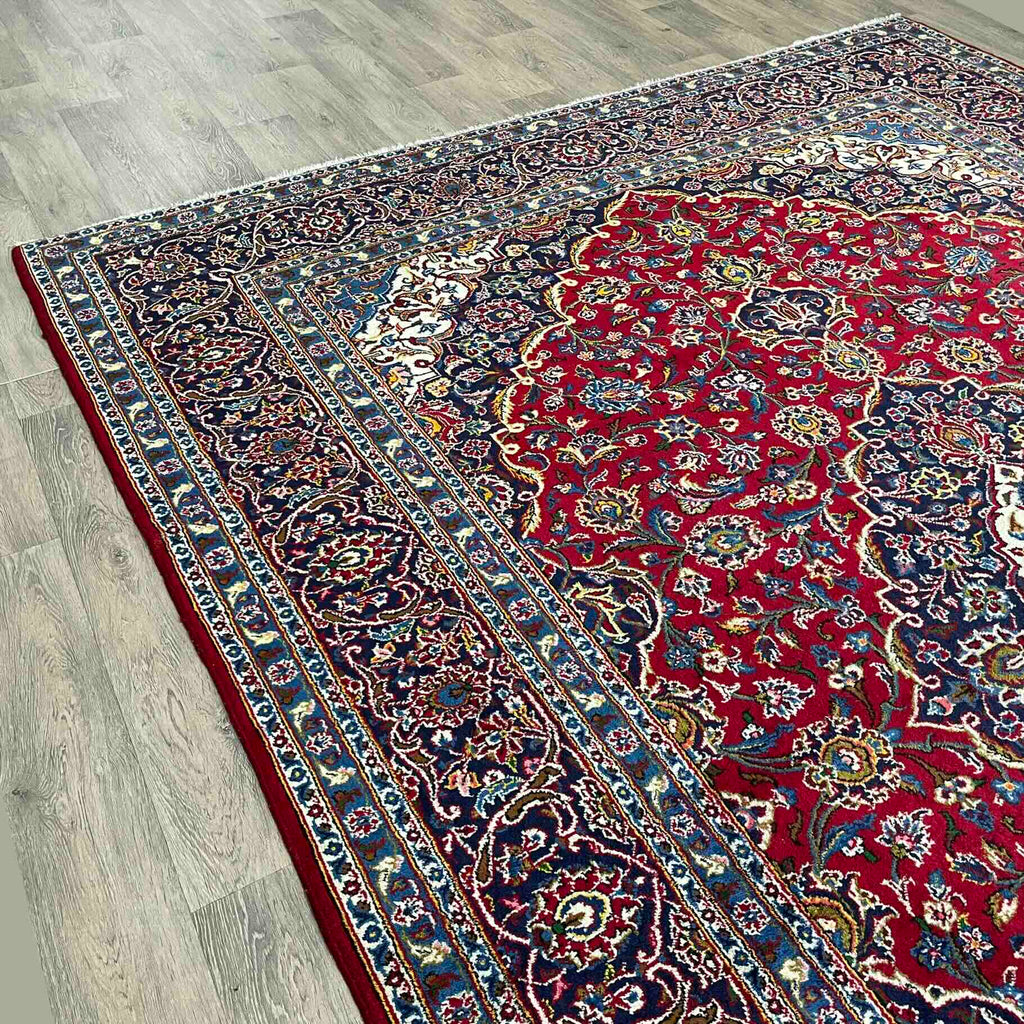 Old Persian Kashan Large Rug c. 1960