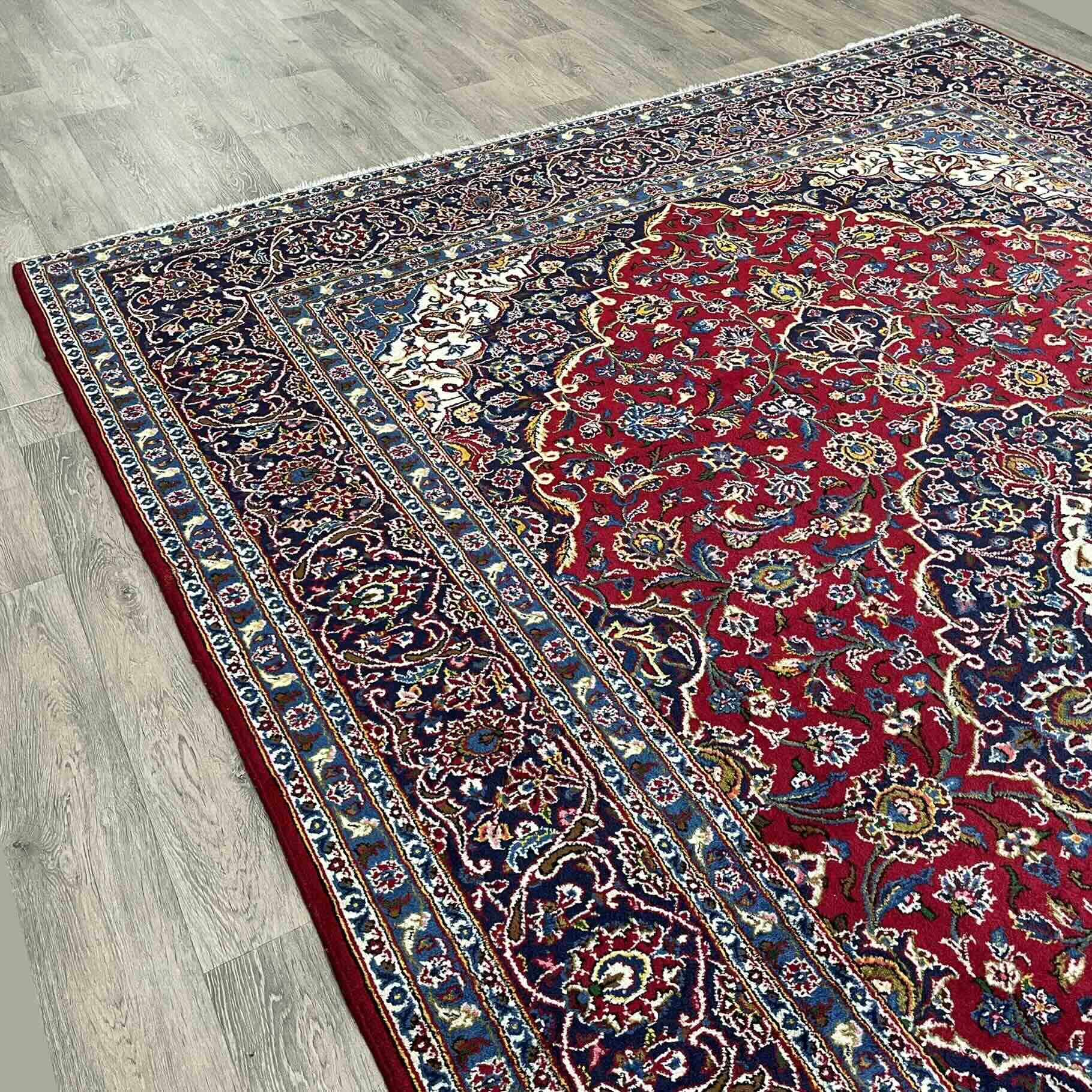 Old Persian Kashan Large Rug c. 1960