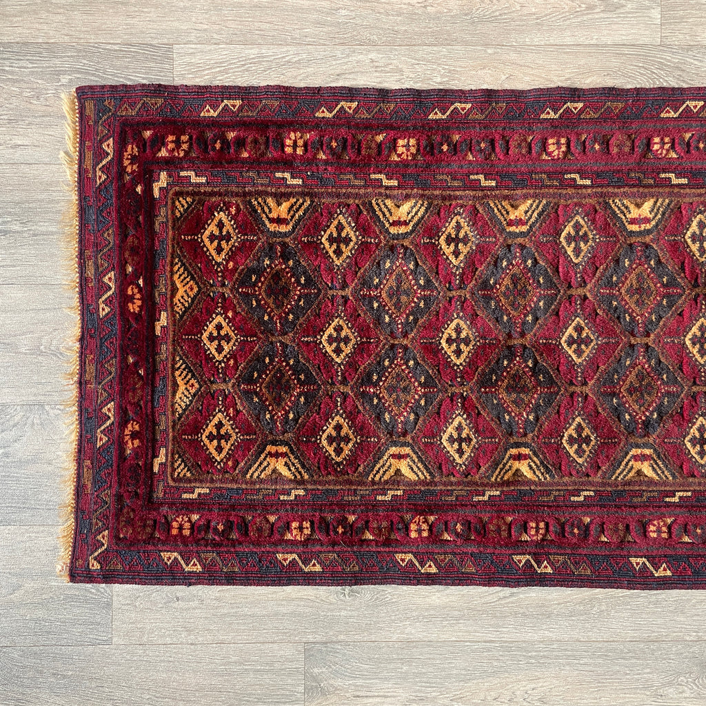 Afghan Fine Mushwani Runner (Belgian Wool)