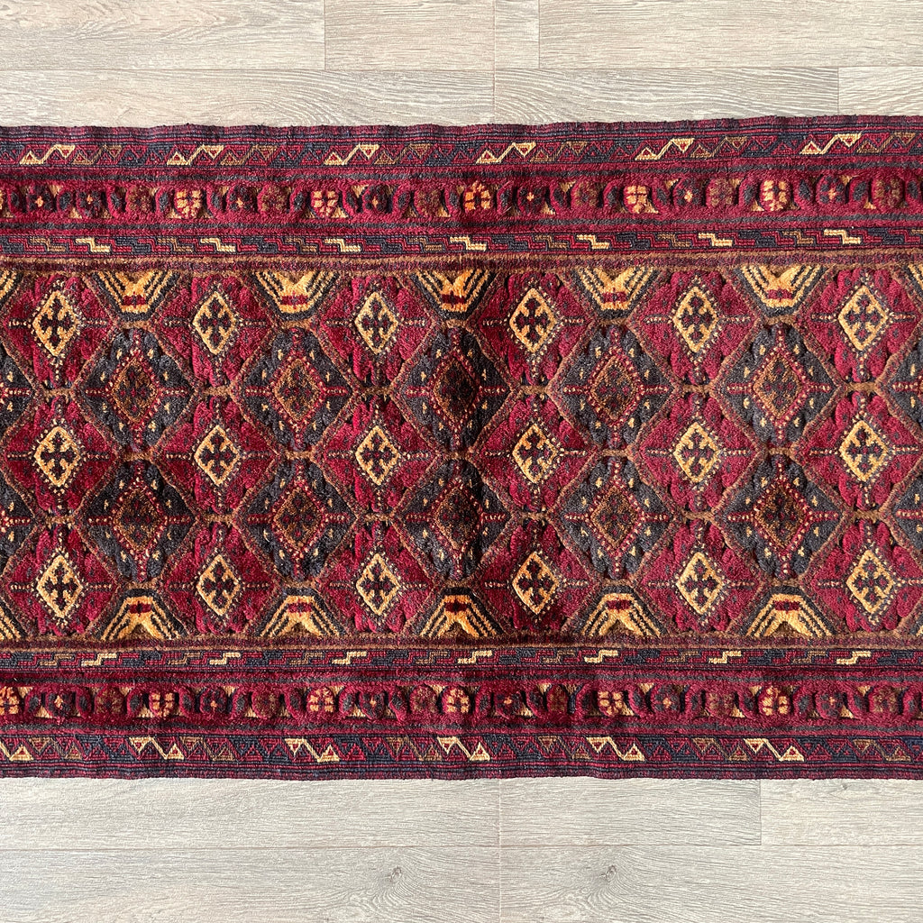 Afghan Fine Mushwani Runner (Belgian Wool)