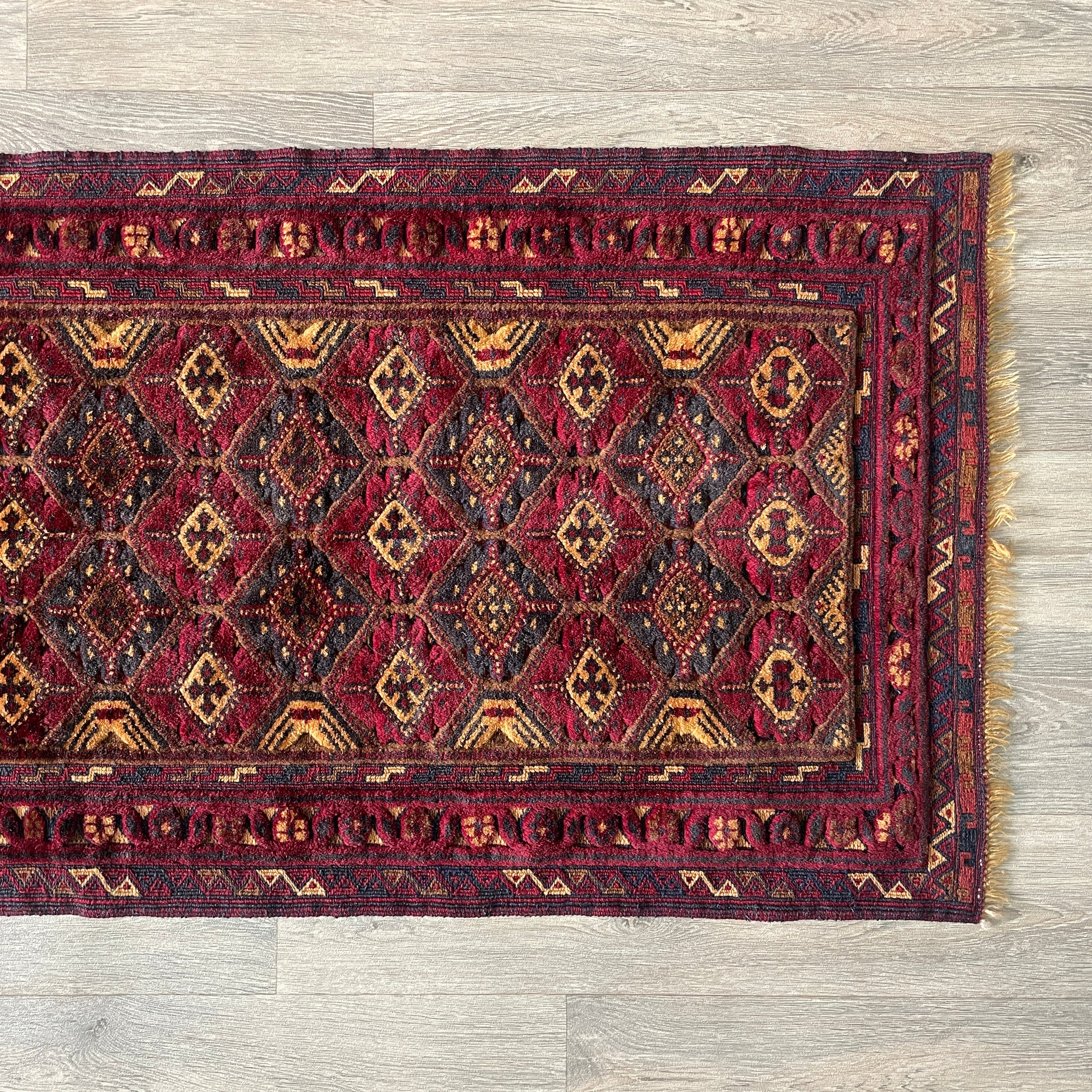 Afghan Fine Mushwani Runner (Belgian Wool)