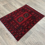 67 x 45 cm | Afghan Aqcha Door Mat - Khorasan Rugs