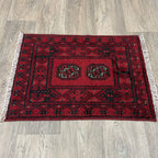 67 x 45 cm | Afghan Aqcha Door Mat - Khorasan Rugs