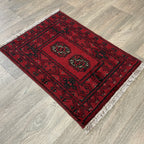 67 x 45 cm | Afghan Aqcha Door Mat - Khorasan Rugs