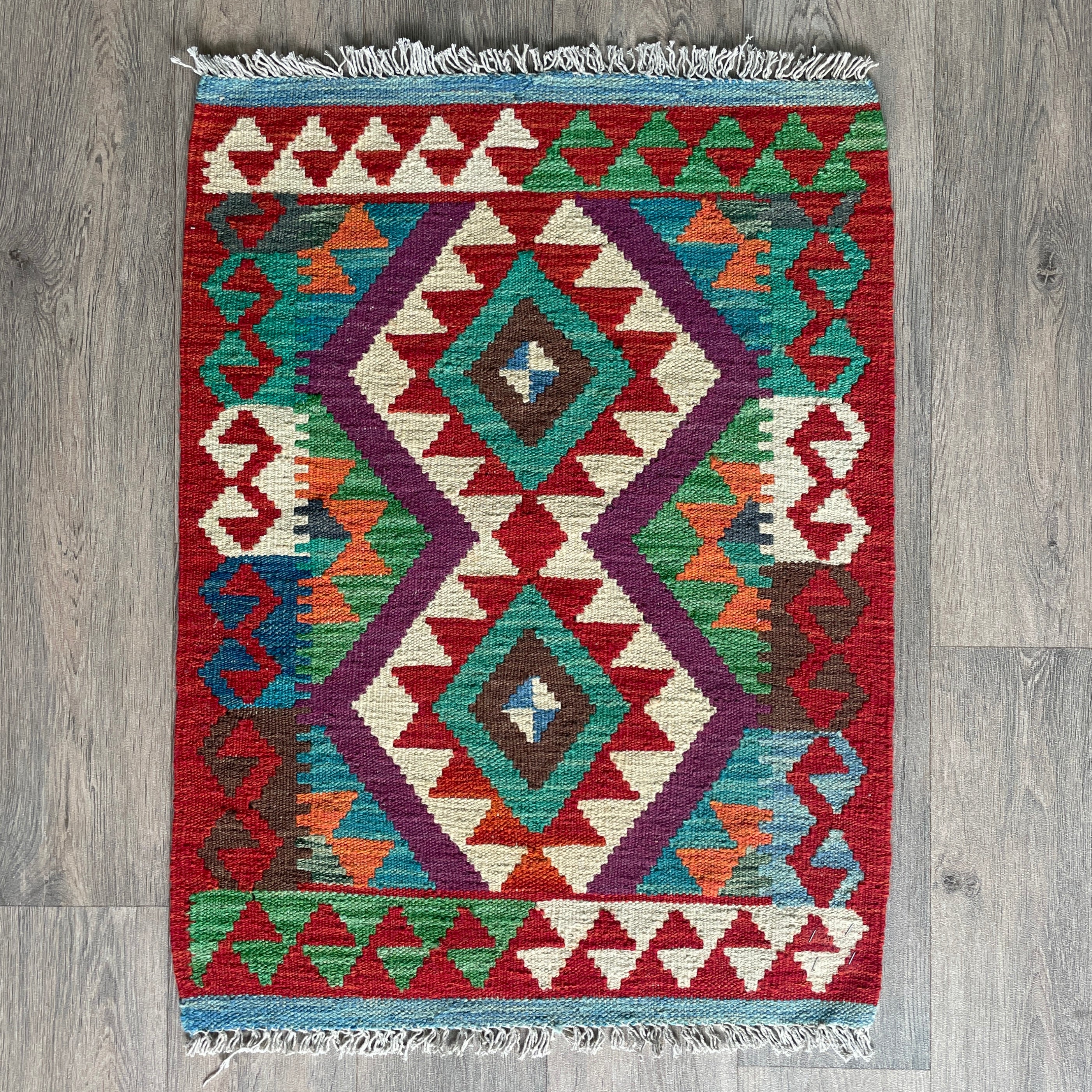 Afghan Kilim Door Mat