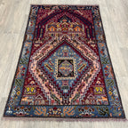 139 x 84 cm | Afghan Herati Baluch Rug (Old 1980)