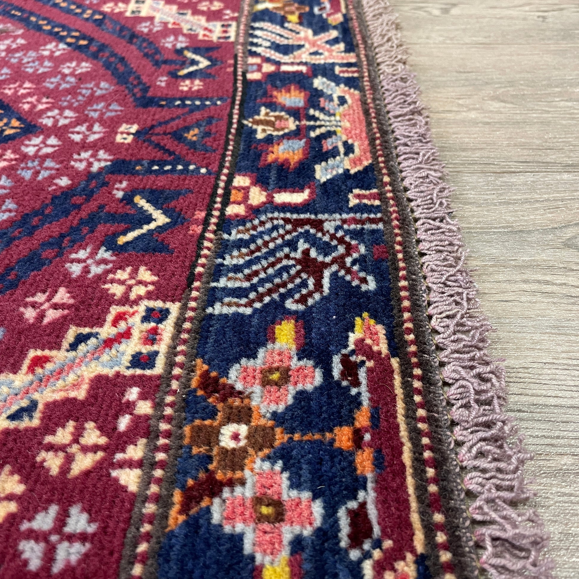 139 x 84 cm | Afghan Herati Baluch Rug (Old 1980)