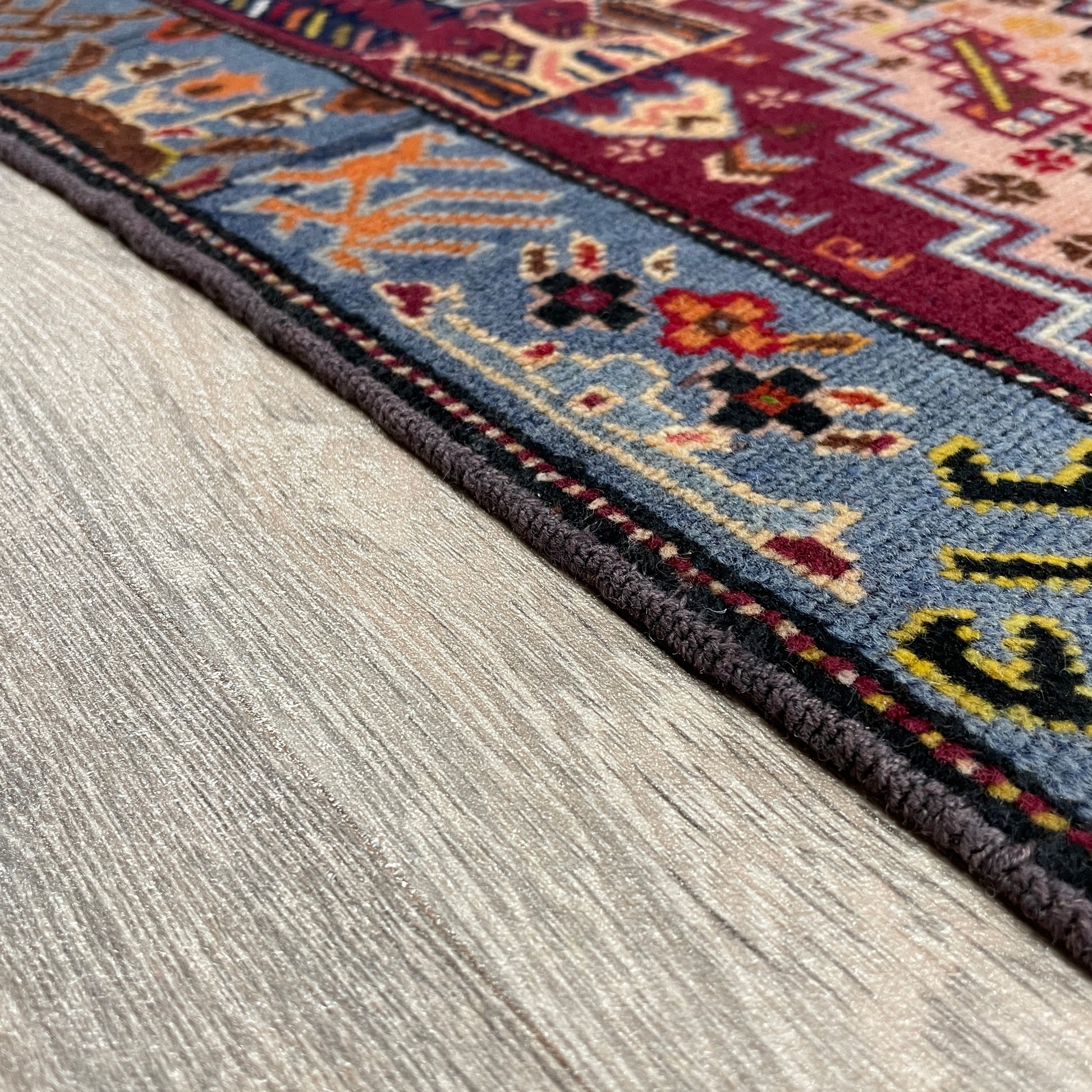 139 x 84 cm | Afghan Herati Baluch Rug (Old 1980)