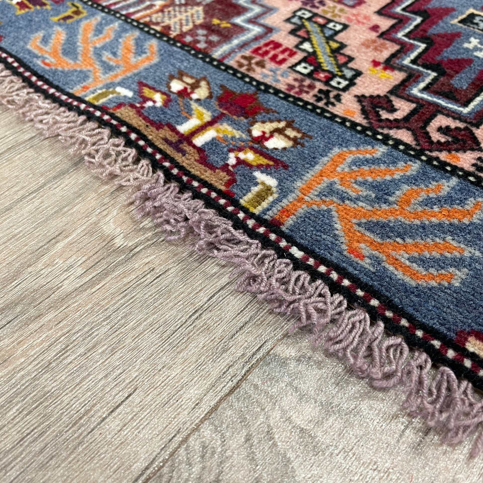 139 x 84 cm | Afghan Herati Baluch Rug (Old 1980)