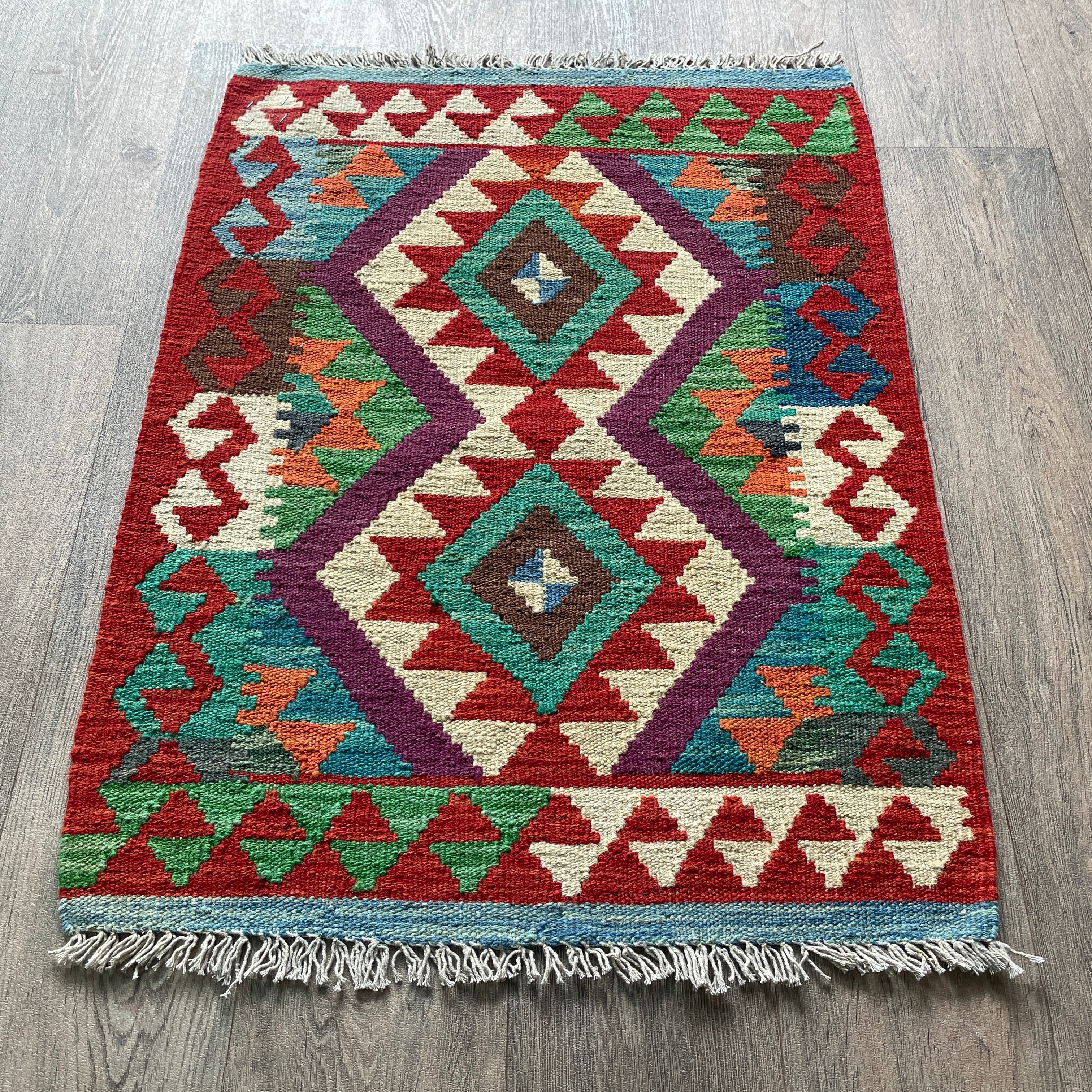 Afghan Kilim Door Mat
