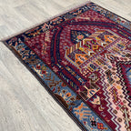139 x 84 cm | Afghan Herati Baluch Rug (Old 1980)