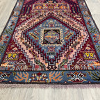 139 x 84 cm | Afghan Herati Baluch Rug (Old 1980)