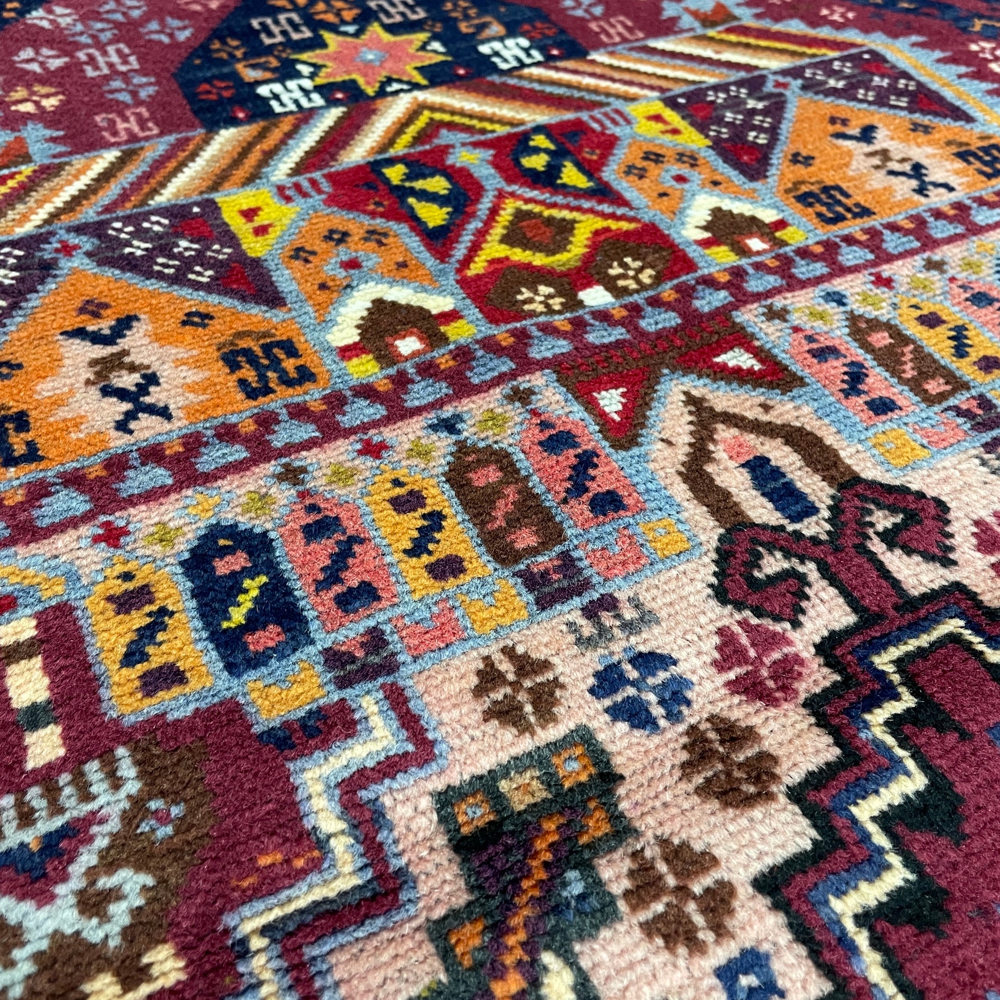 139 x 84 cm | Afghan Herati Baluch Rug (Old 1980)