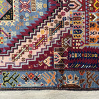 139 x 84 cm | Afghan Herati Baluch Rug (Old 1980)