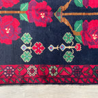 146 x 90 cm | Afghan Herati Baluch Rug (Old 1980)