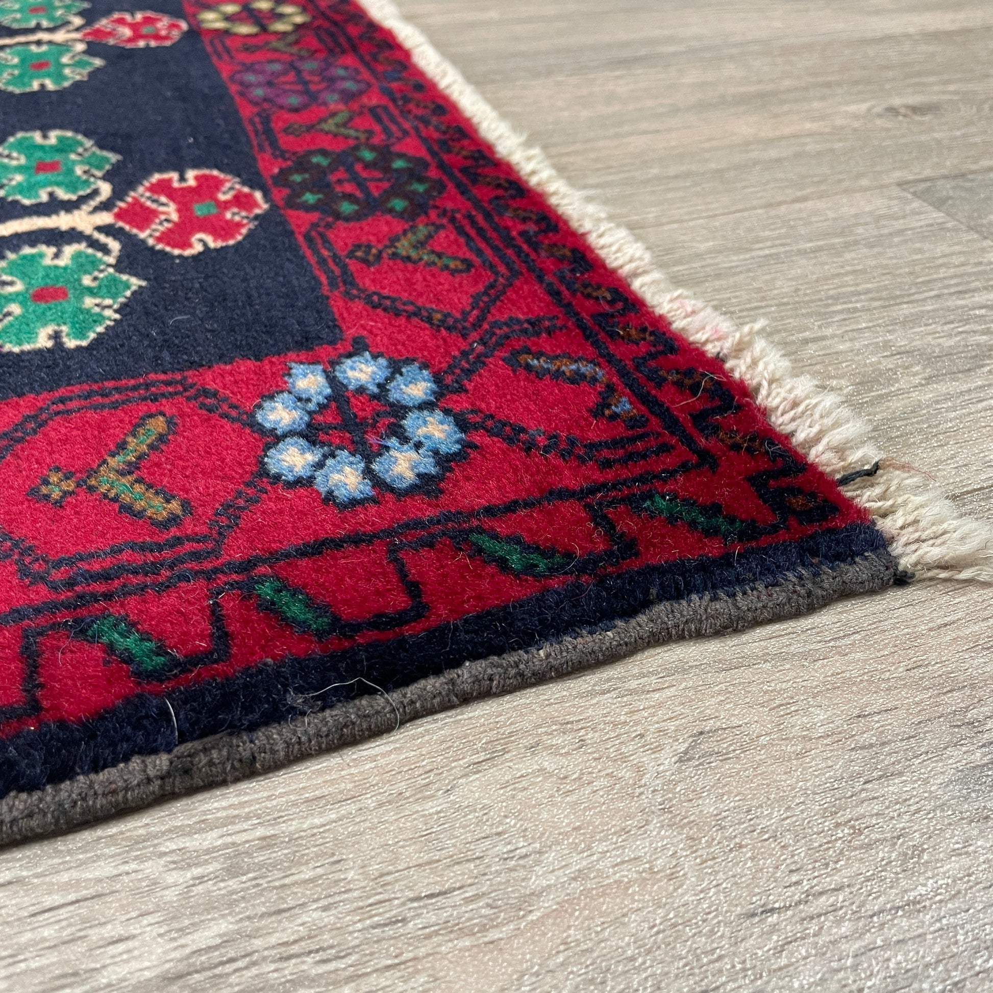 146 x 90 cm | Afghan Herati Baluch Rug (Old 1980)