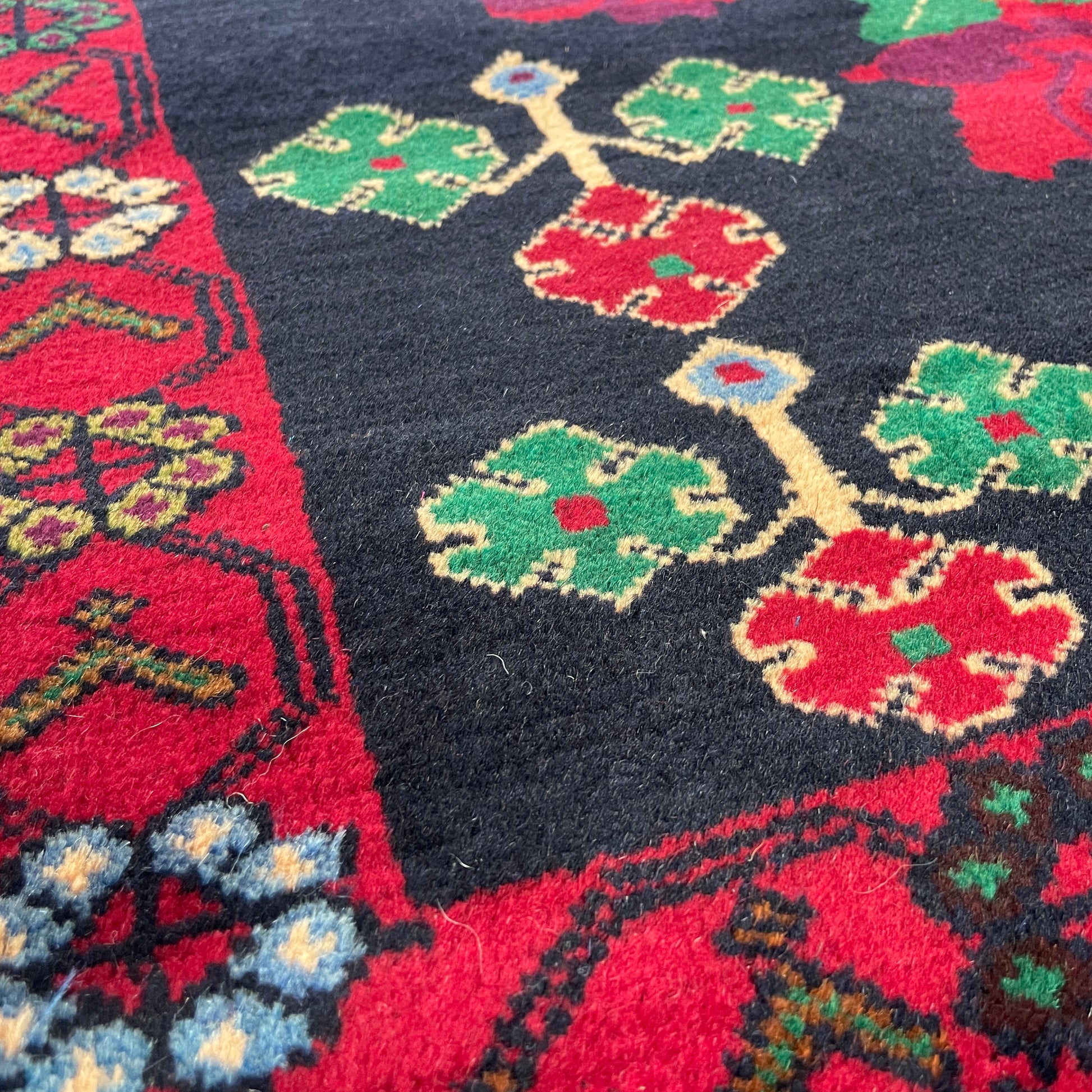 146 x 90 cm | Afghan Herati Baluch Rug (Old 1980)