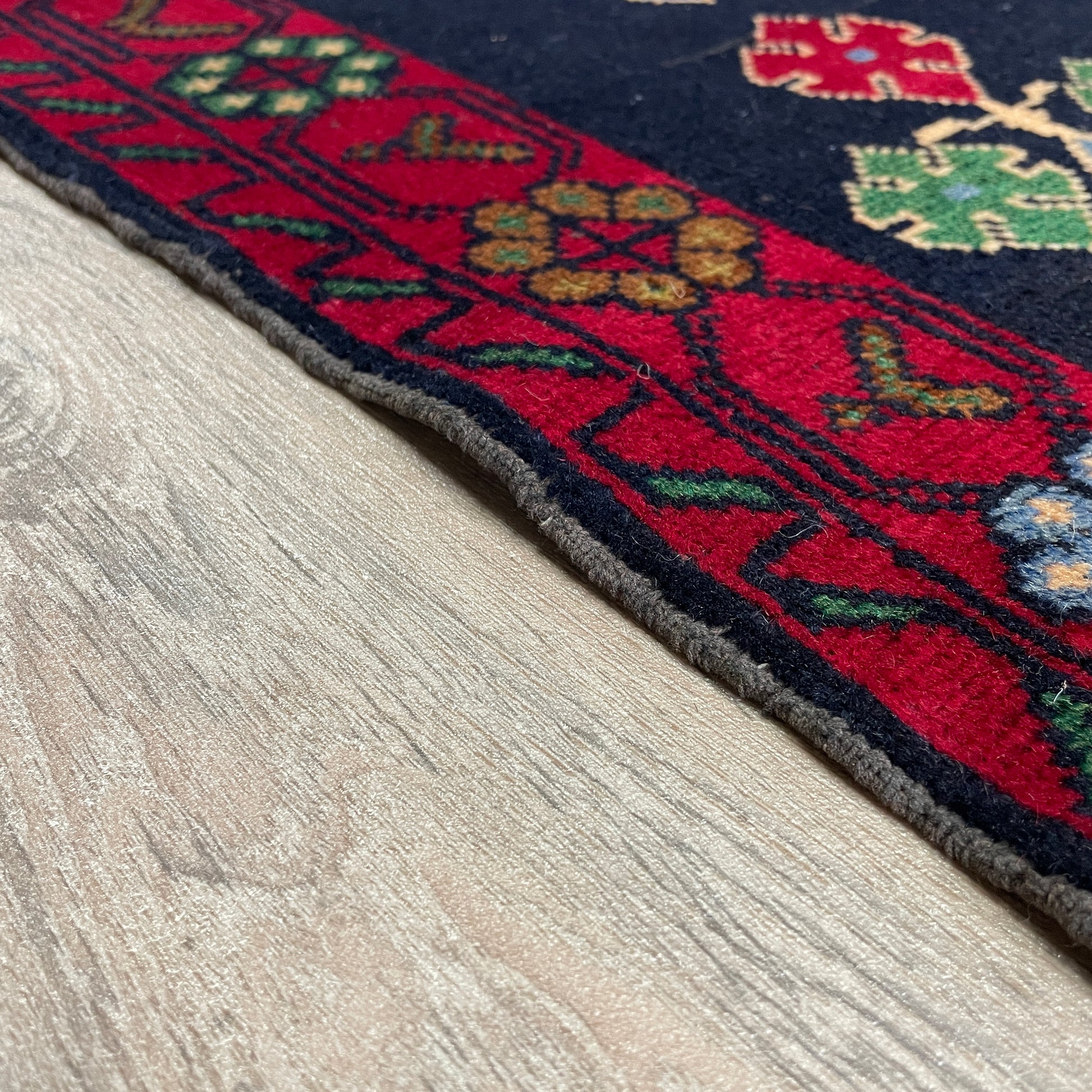 146 x 90 cm | Afghan Herati Baluch Rug (Old 1980)