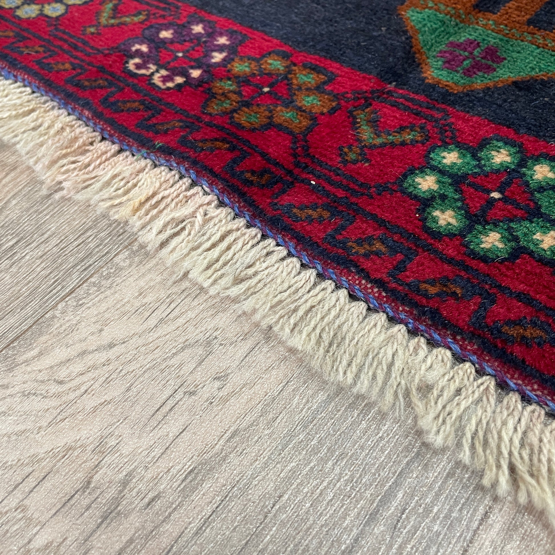 146 x 90 cm | Afghan Herati Baluch Rug (Old 1980)