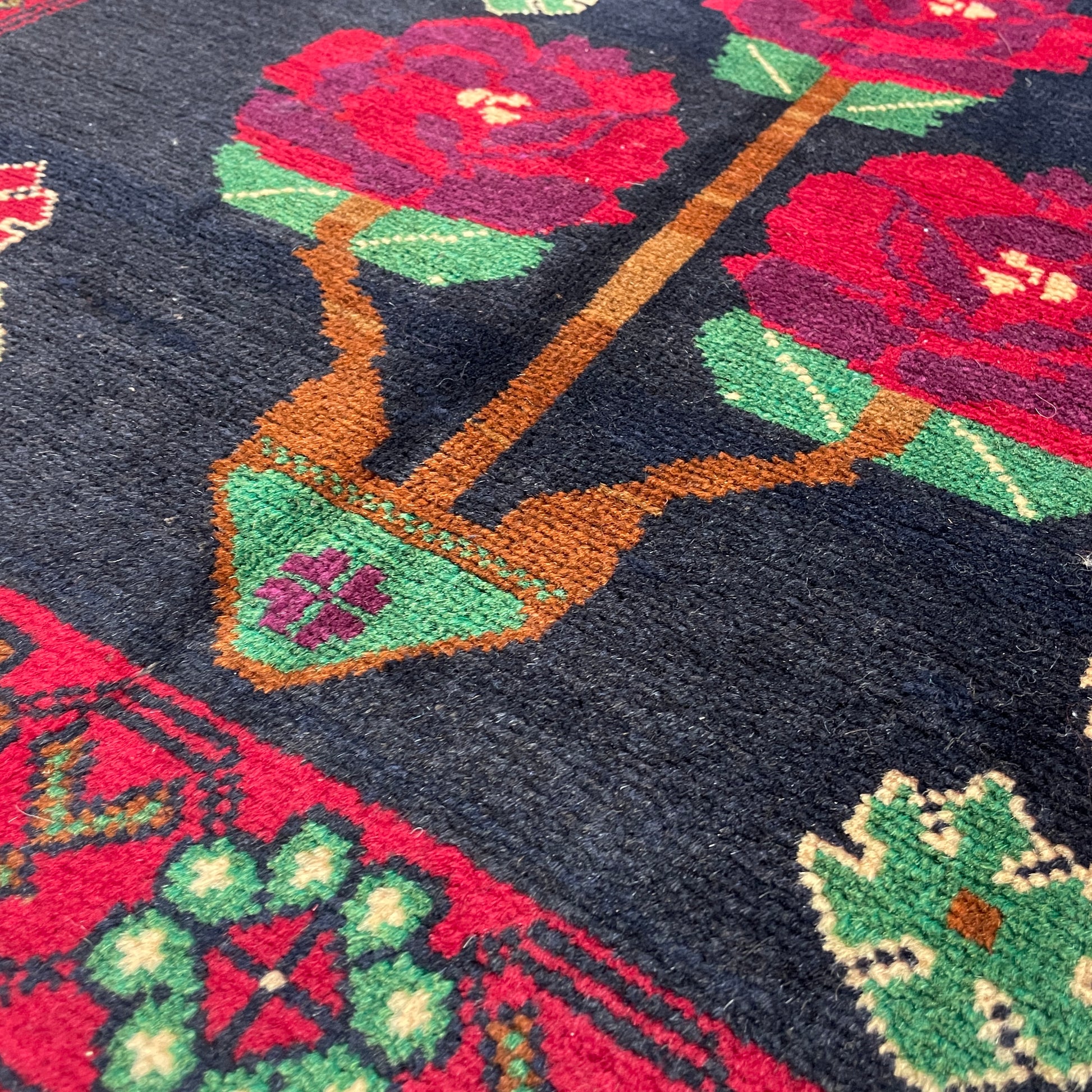 146 x 90 cm | Afghan Herati Baluch Rug (Old 1980)