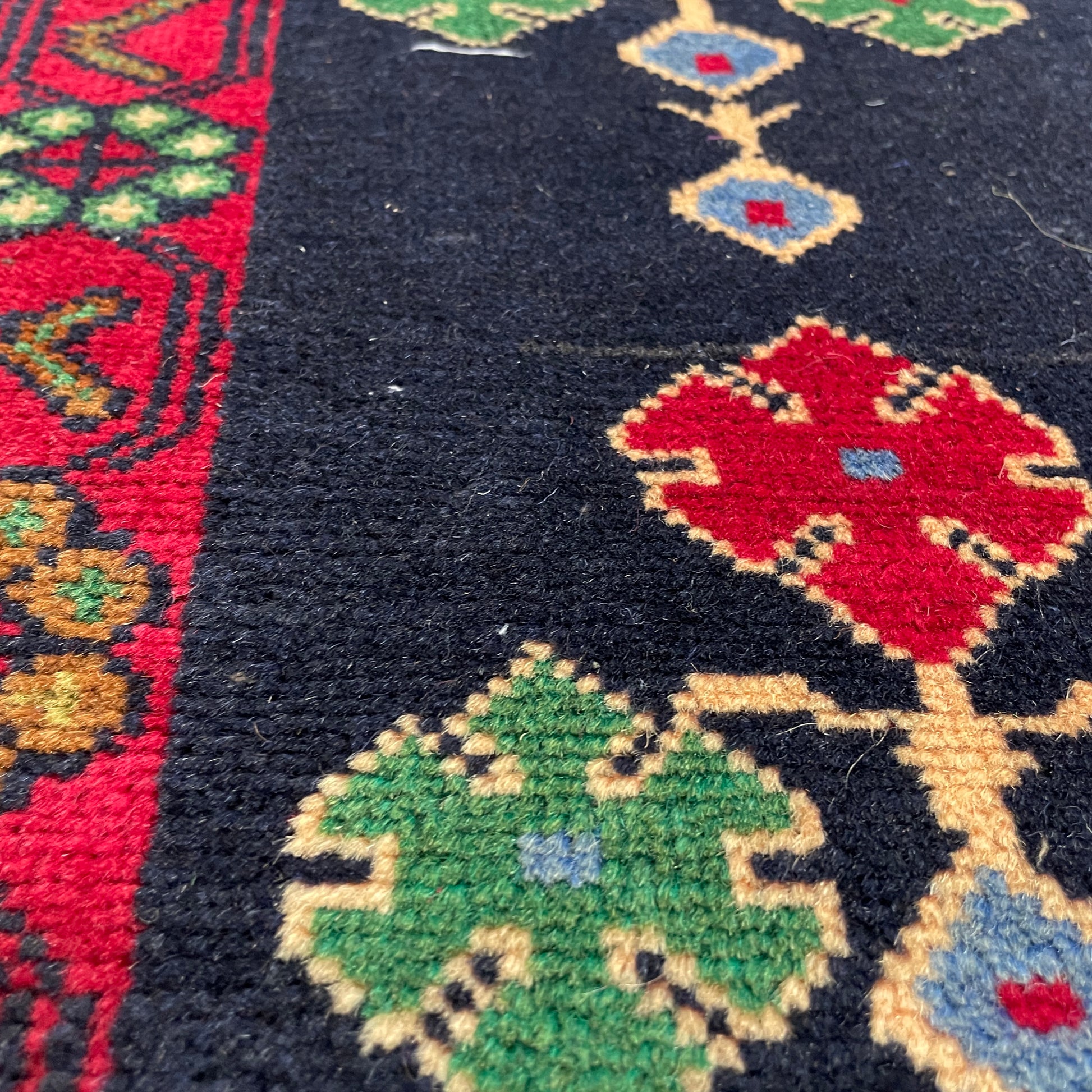 146 x 90 cm | Afghan Herati Baluch Rug (Old 1980)