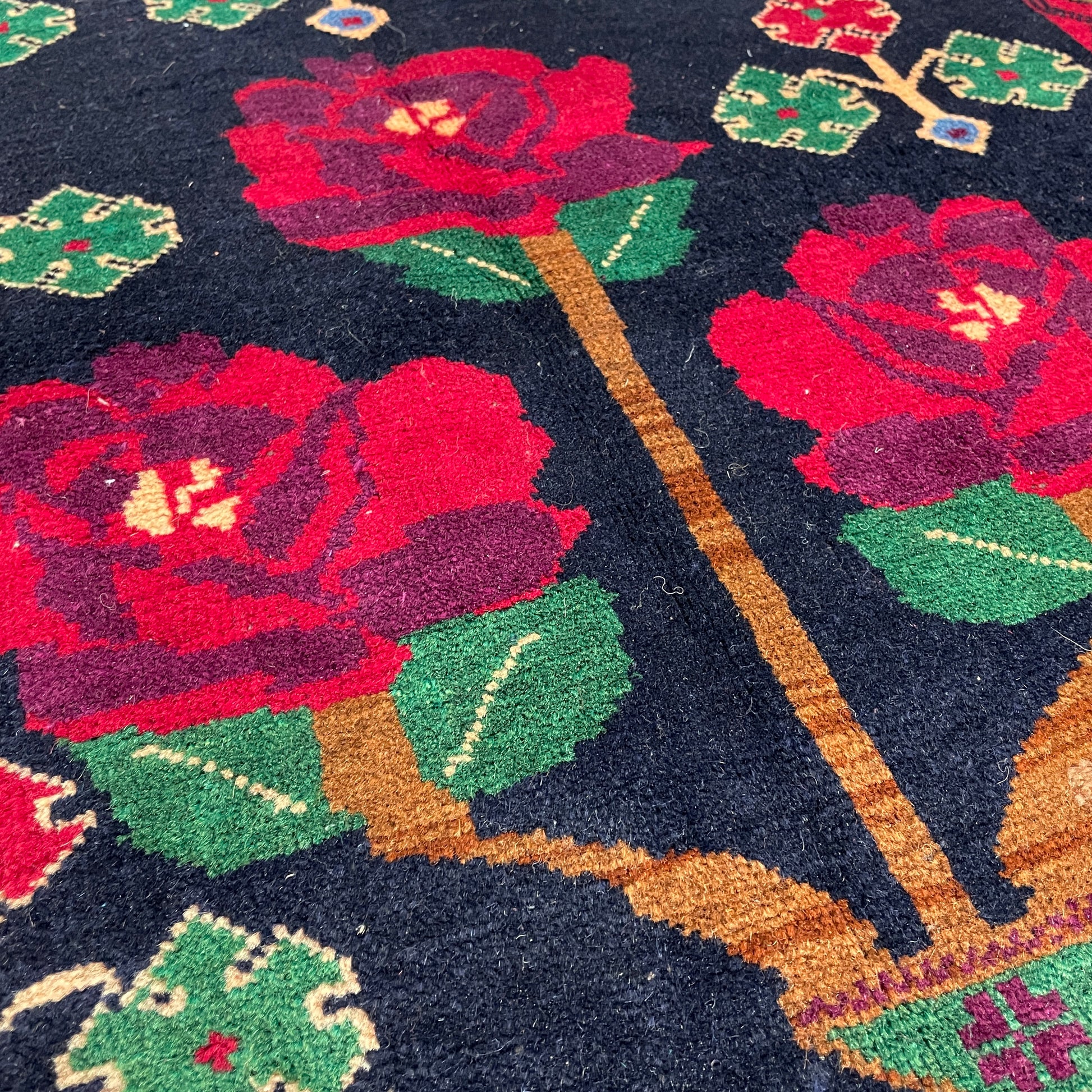 146 x 90 cm | Afghan Herati Baluch Rug (Old 1980)