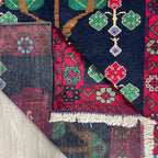 146 x 90 cm | Afghan Herati Baluch Rug (Old 1980)