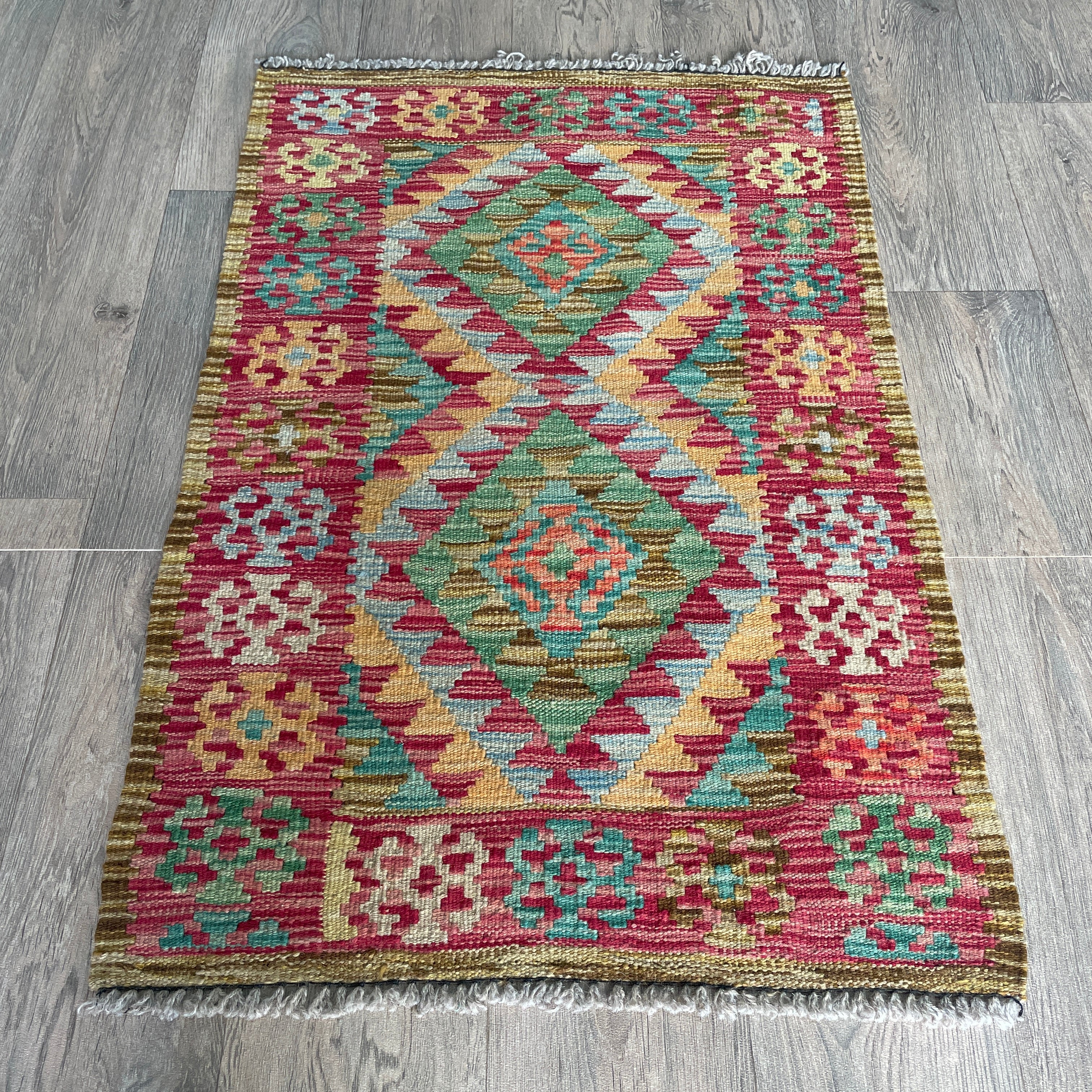 Afghan Kilim Door Mat