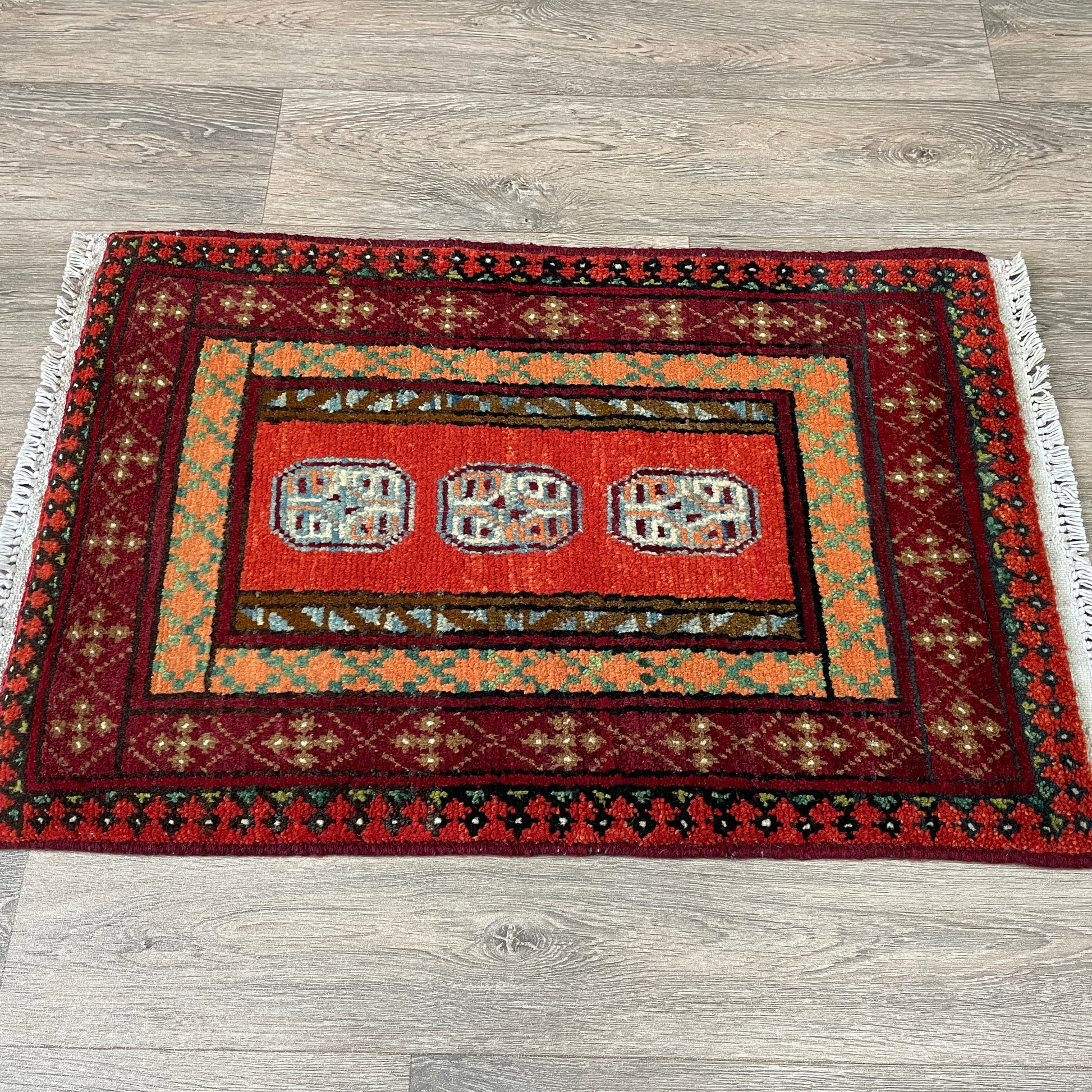 83 x 53 cm | Afghan Aqcha Door Mat