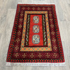 83 x 53 cm | Afghan Aqcha Door Mat - Khorasan Rugs