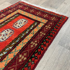 83 x 53 cm | Afghan Aqcha Door Mat - Khorasan Rugs