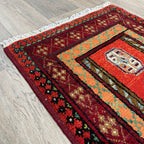 83 x 53 cm | Afghan Aqcha Door Mat - Khorasan Rugs