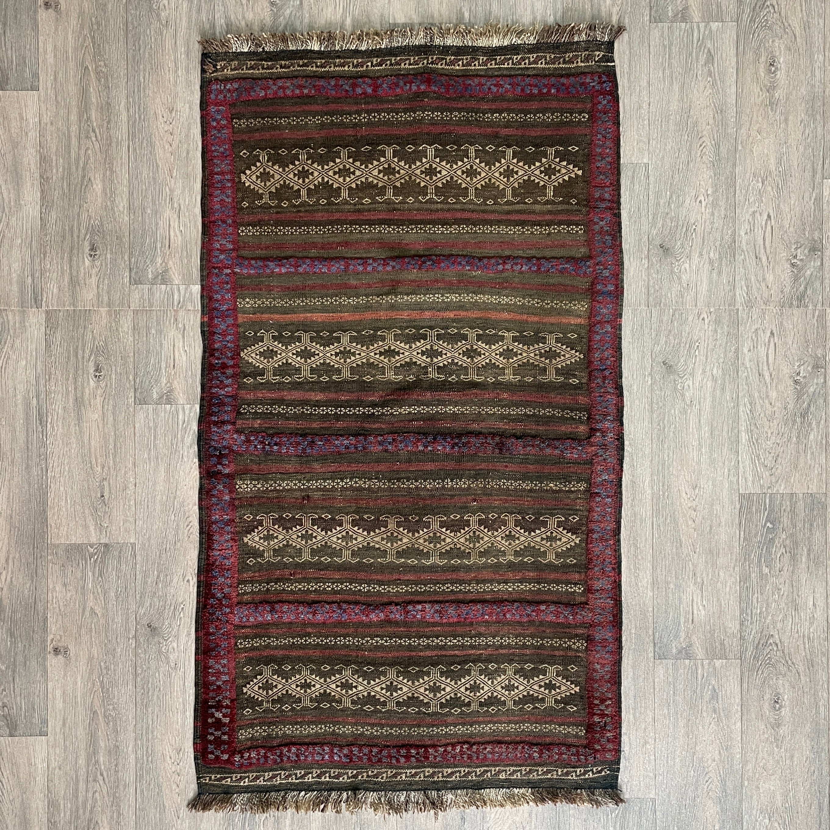 Old Afghan Baluch Rug c. 1970