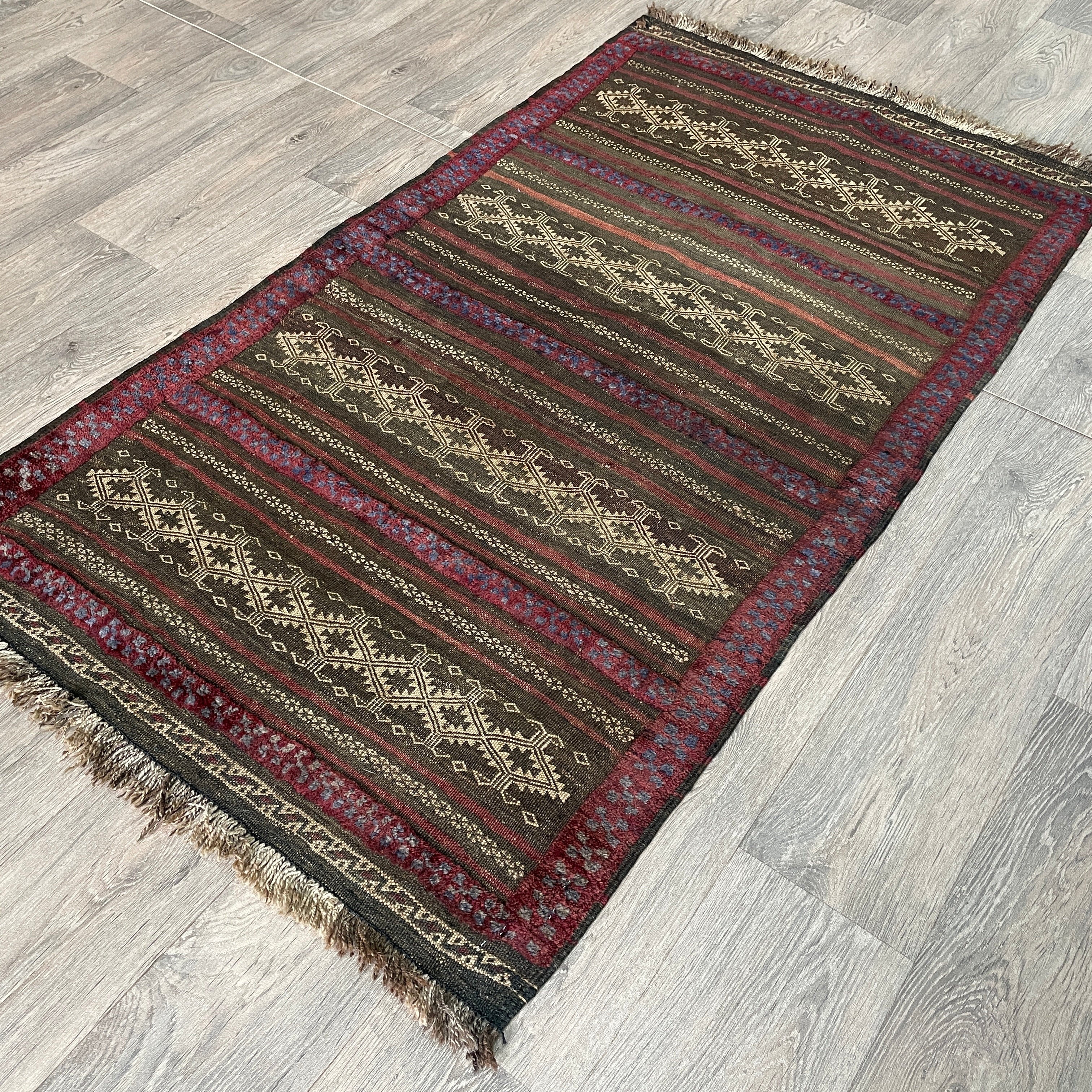 Old Afghan Baluch Rug c. 1970