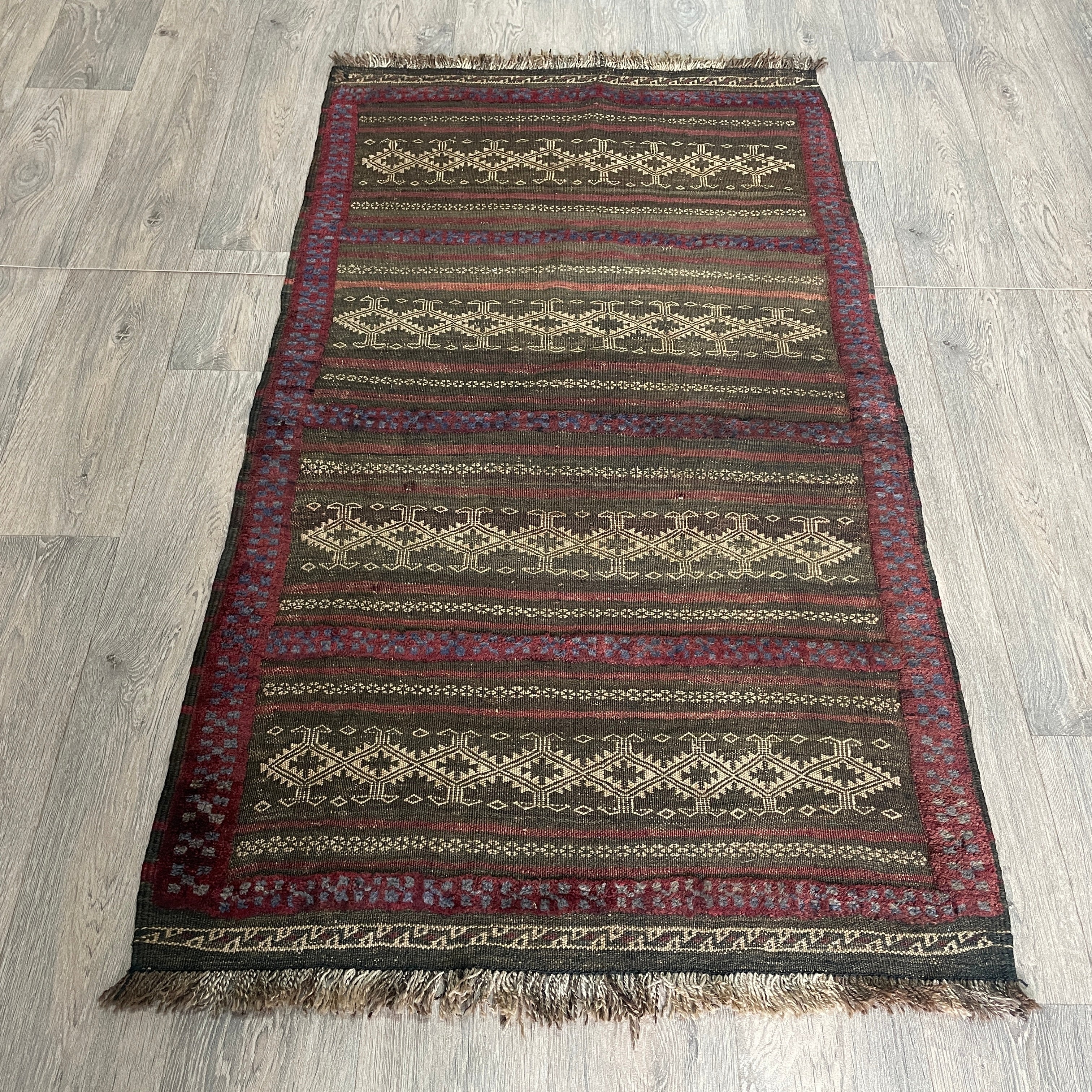 Old Afghan Baluch Rug c. 1970