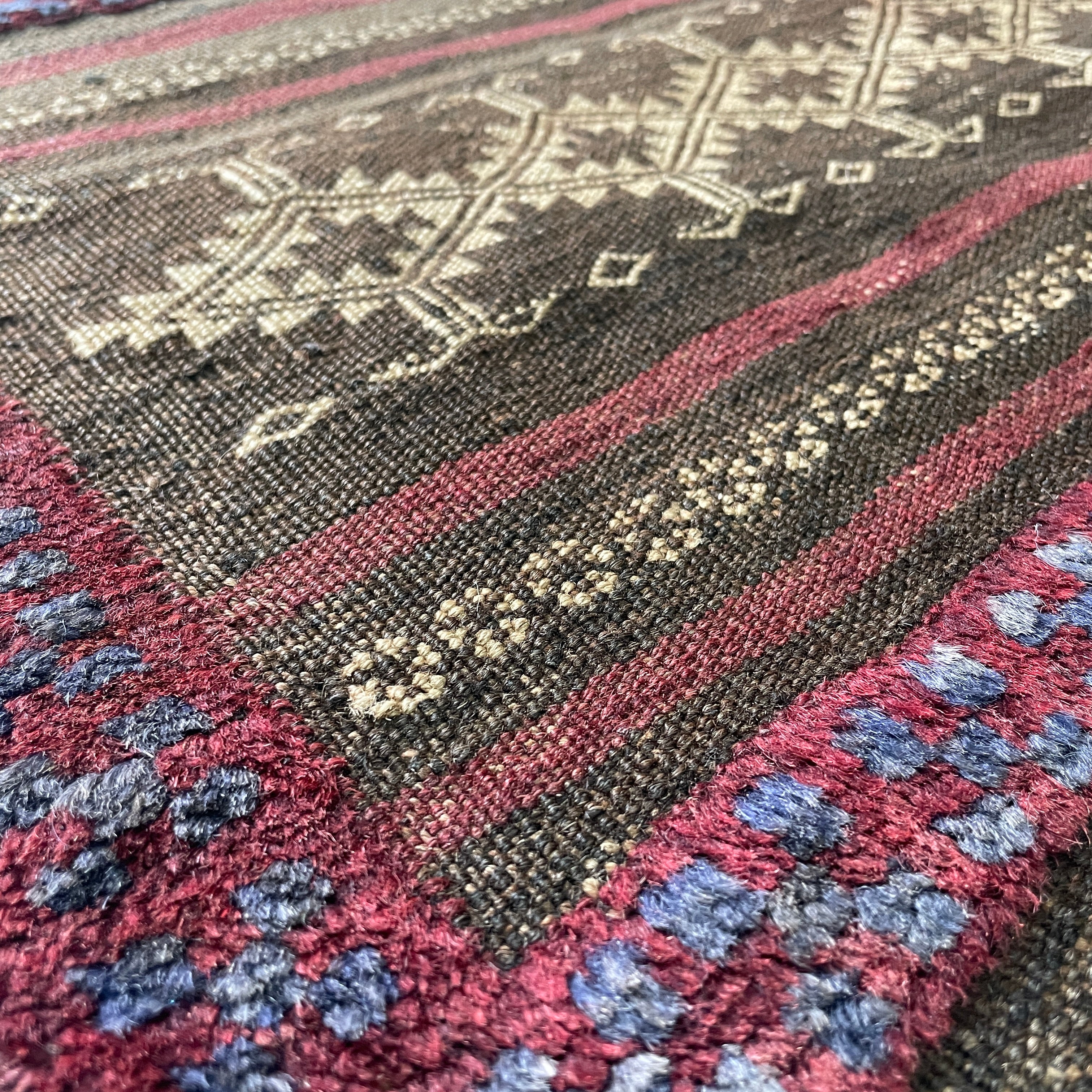 Old Afghan Baluch Rug c. 1970