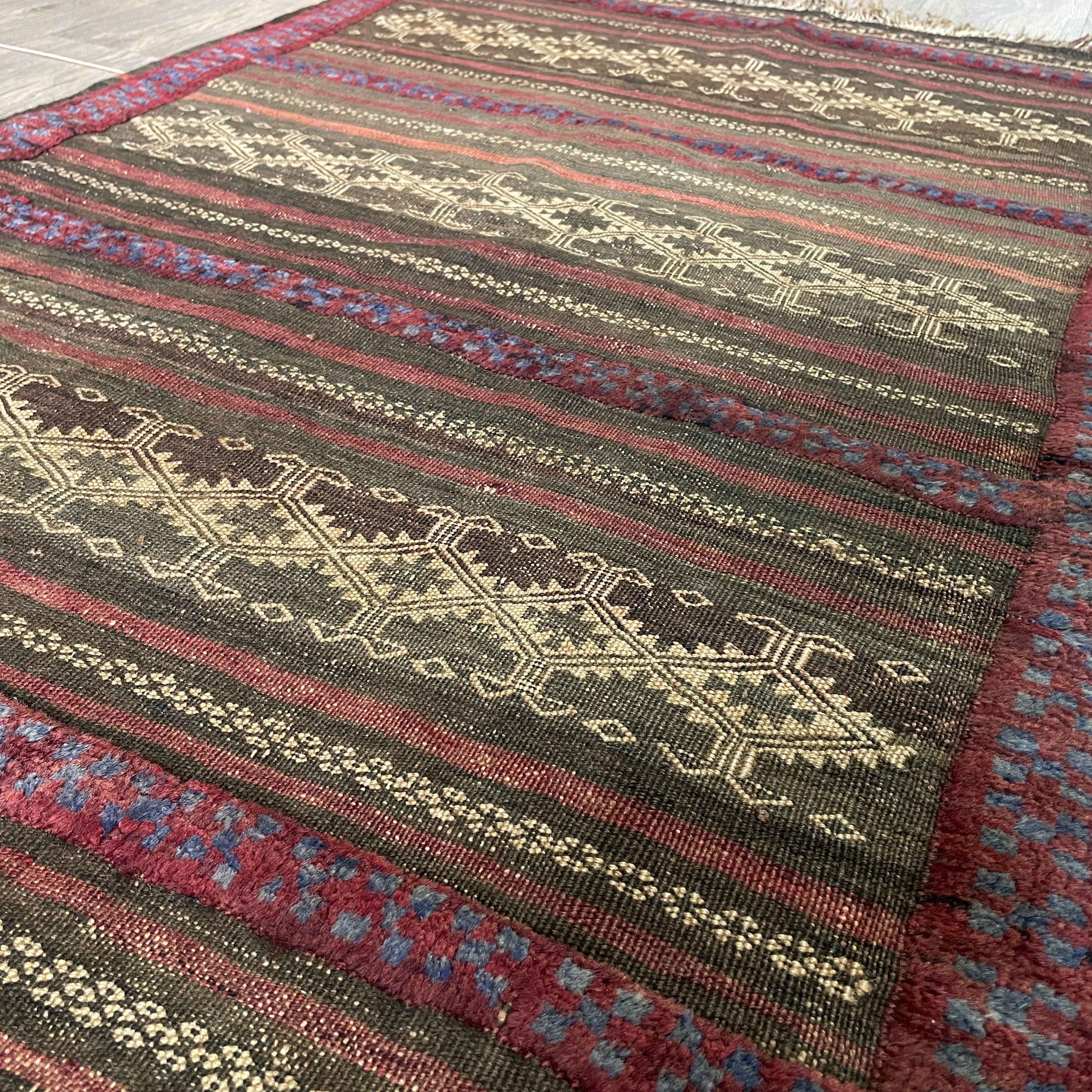 Old Afghan Baluch Rug c. 1970