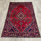 196 x 128 cm | Persiann Hamadan Rug (Old 1970)