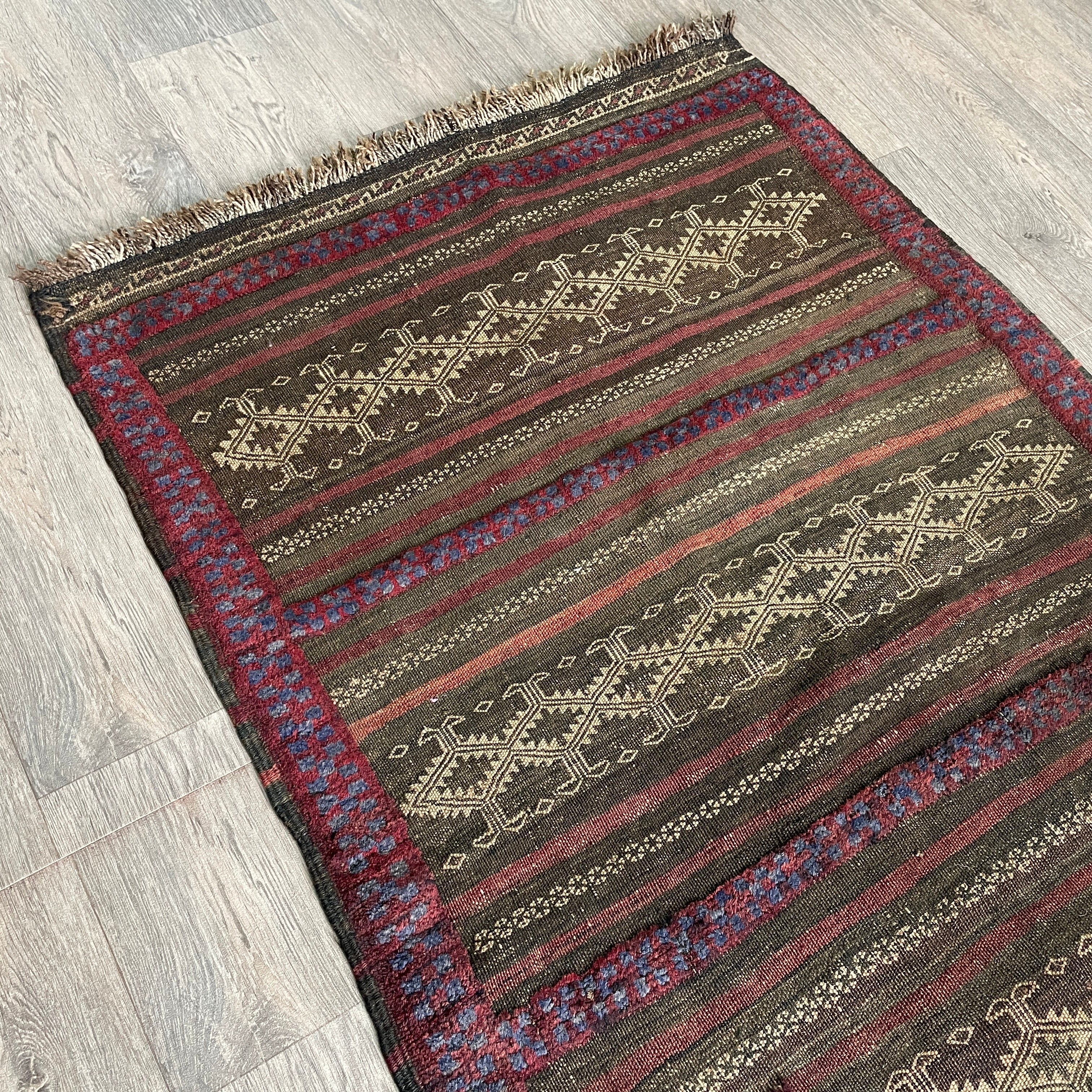 Old Afghan Baluch Rug c. 1970