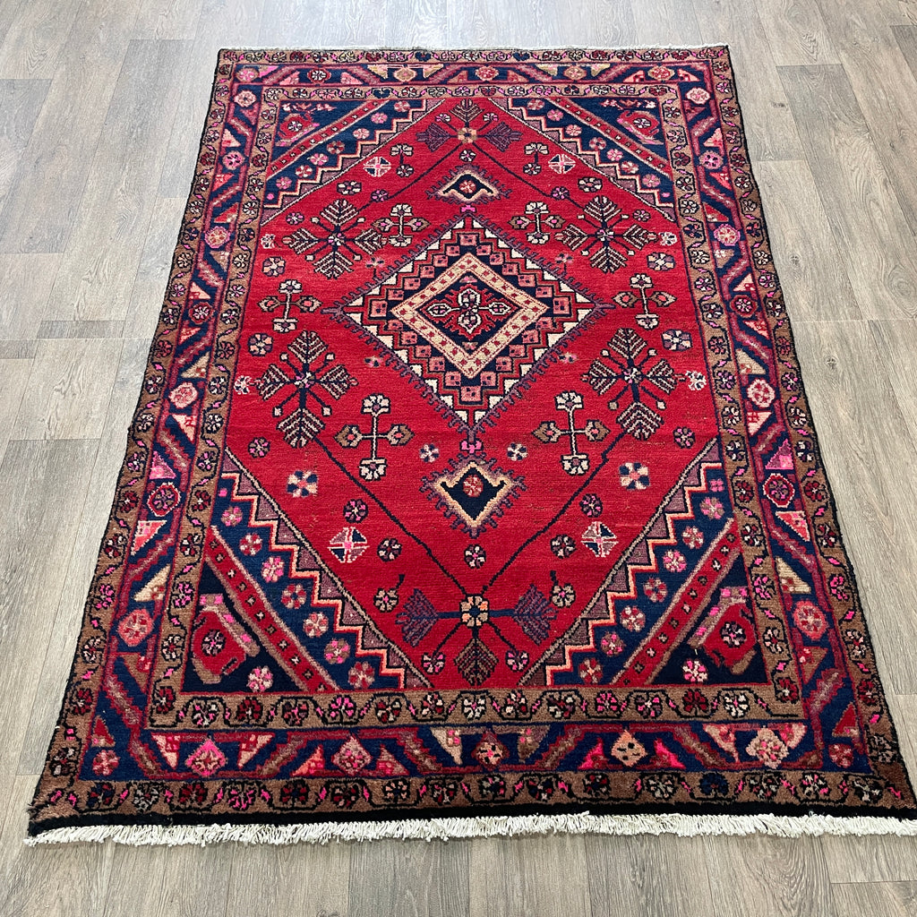 196 x 128 cm | Persiann Hamadan Rug (Old 1970)