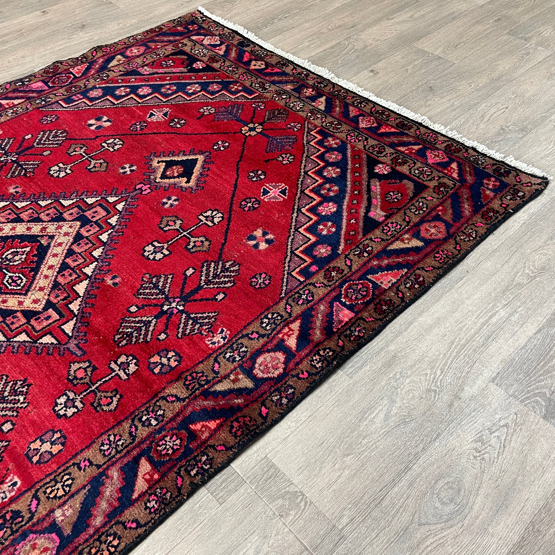 196 x 128 cm | Persiann Hamadan Rug (Old 1970)