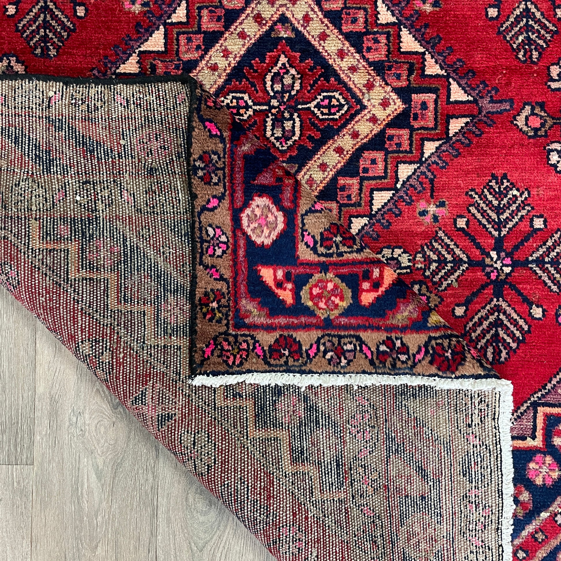 196 x 128 cm | Persiann Hamadan Rug (Old 1970)
