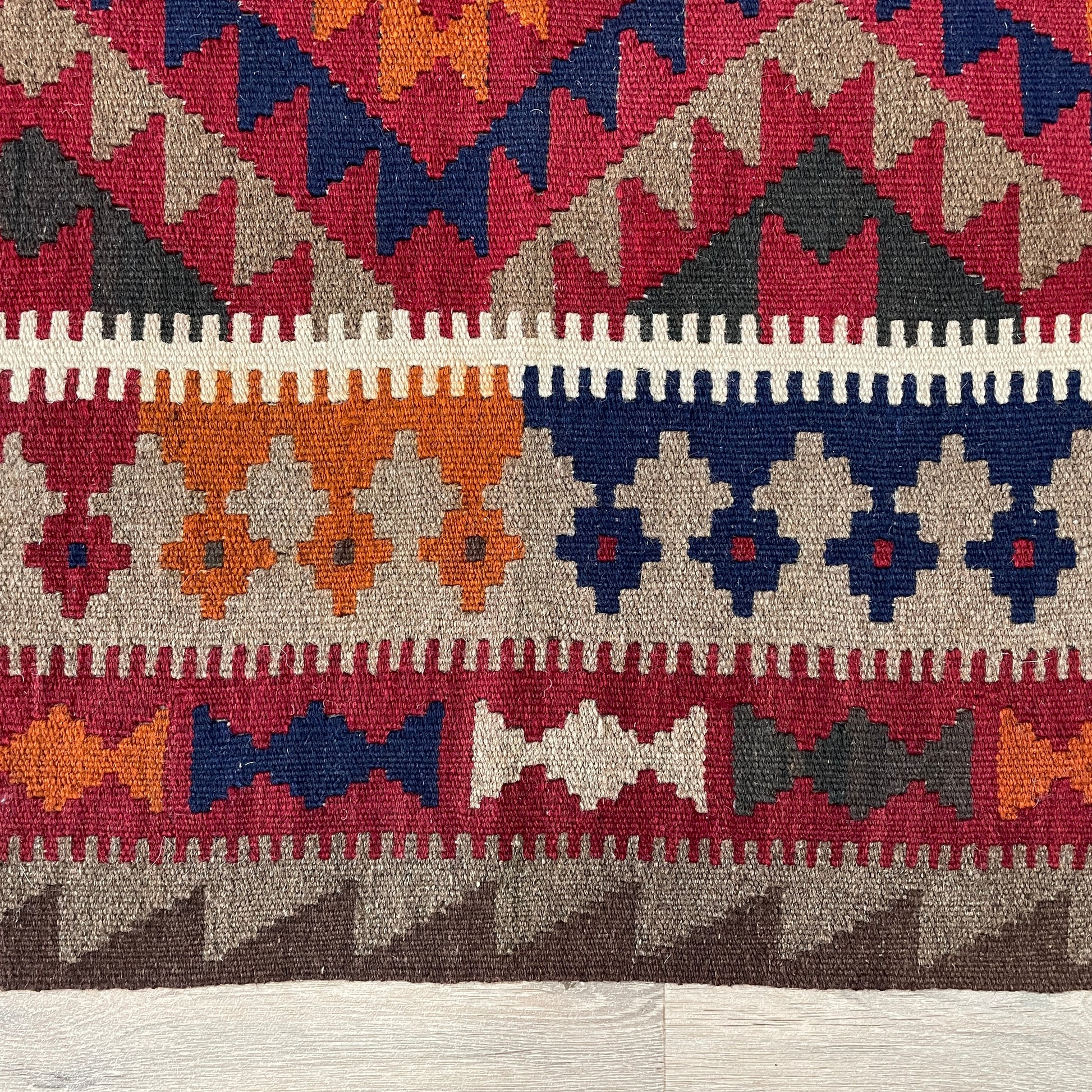 303 x 205 cm | Afghan Maimana Kilim Large Rug