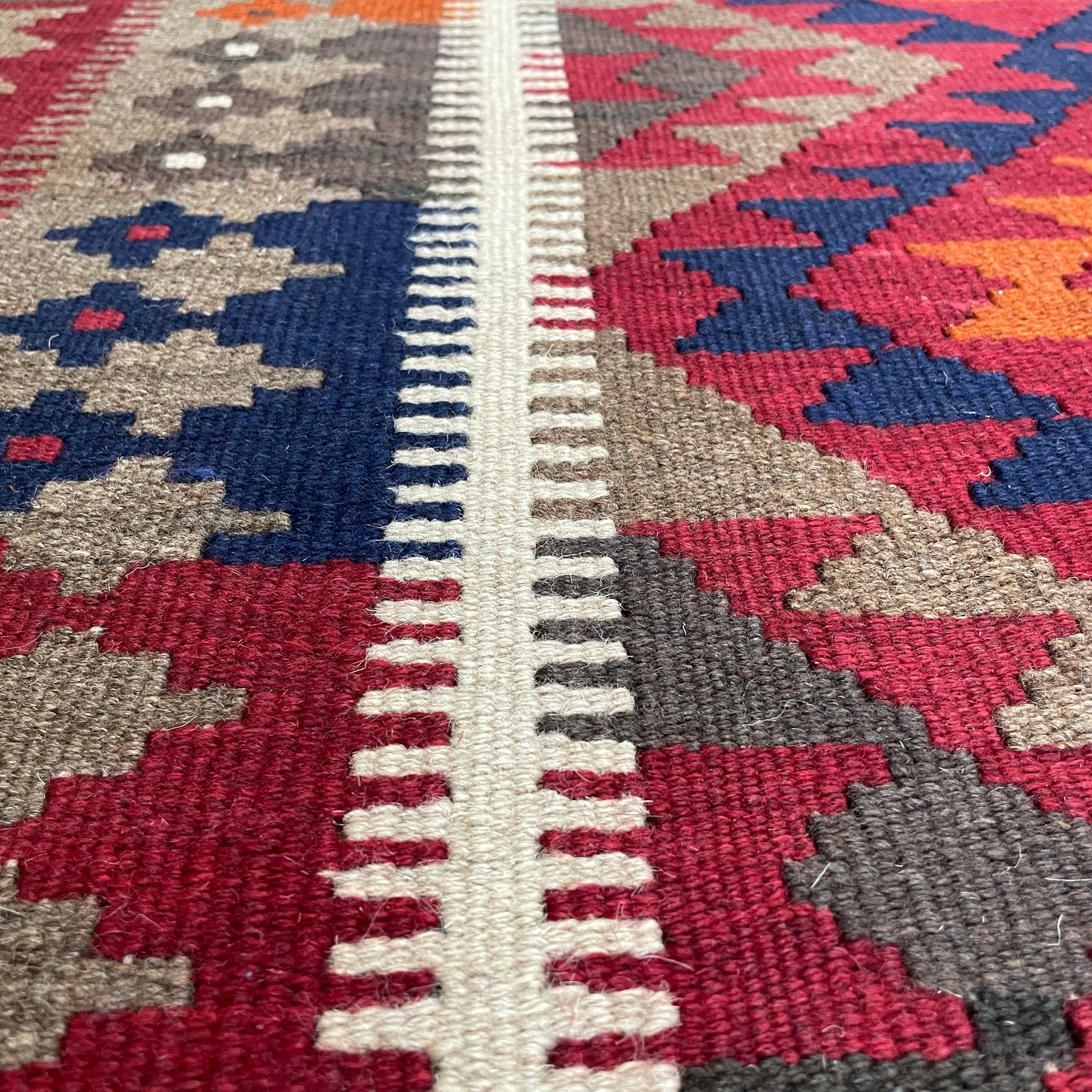 303 x 205 cm | Afghan Maimana Kilim Large Rug