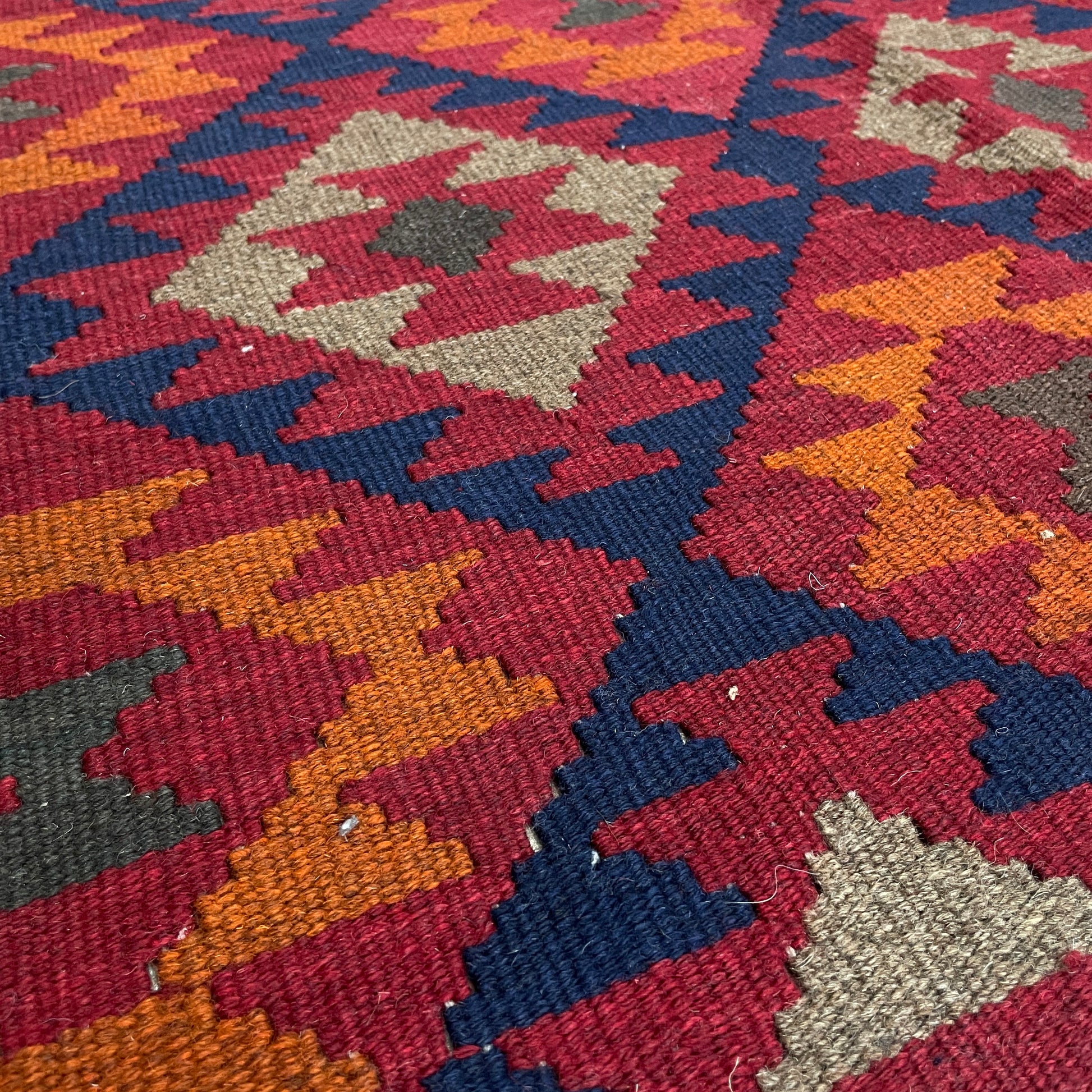 303 x 205 cm | Afghan Maimana Kilim Large Rug
