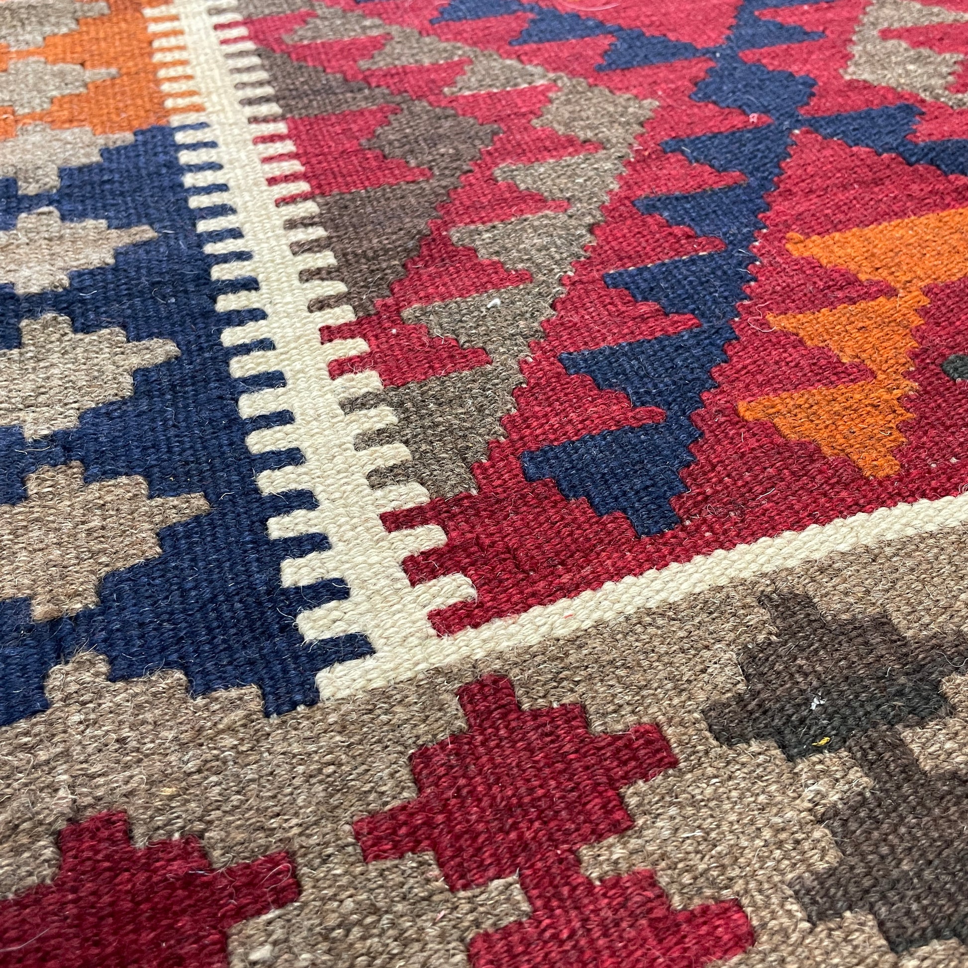 303 x 205 cm | Afghan Maimana Kilim Large Rug