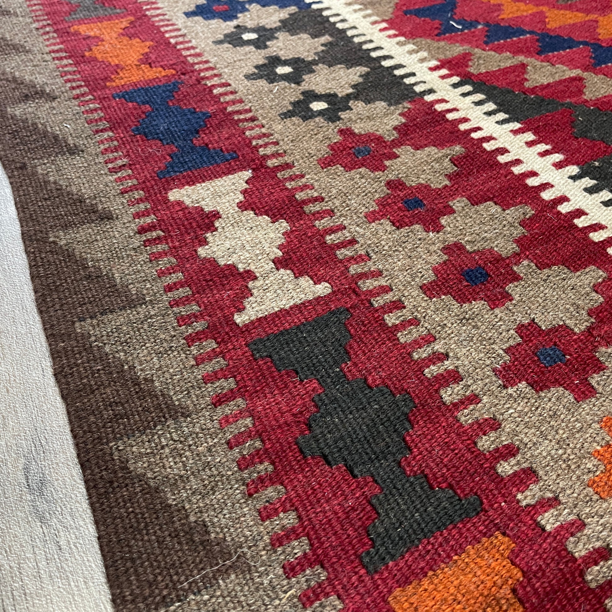 303 x 205 cm | Afghan Maimana Kilim Large Rug