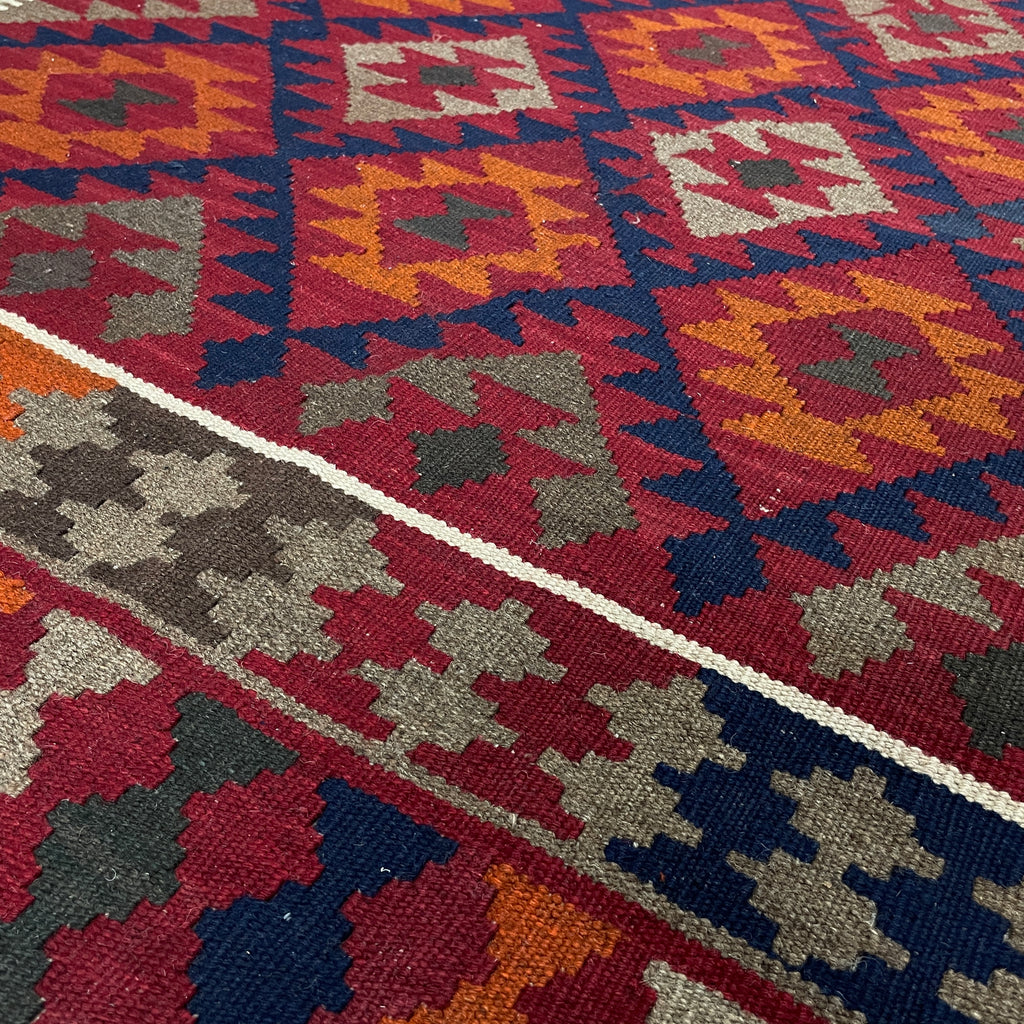 303 x 205 cm | Afghan Maimana Kilim Large Rug