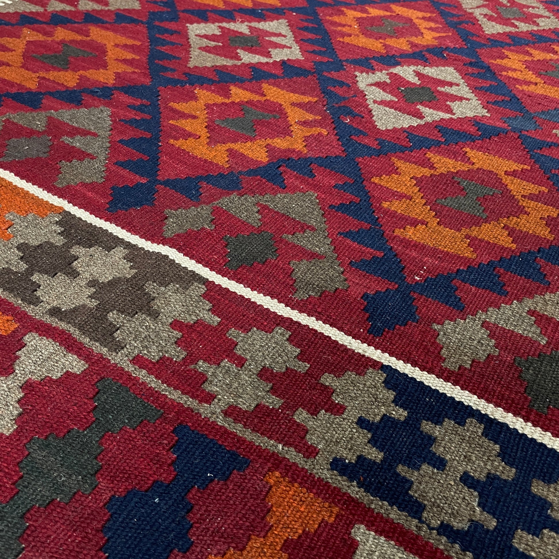 303 x 205 cm | Afghan Maimana Kilim Large Rug