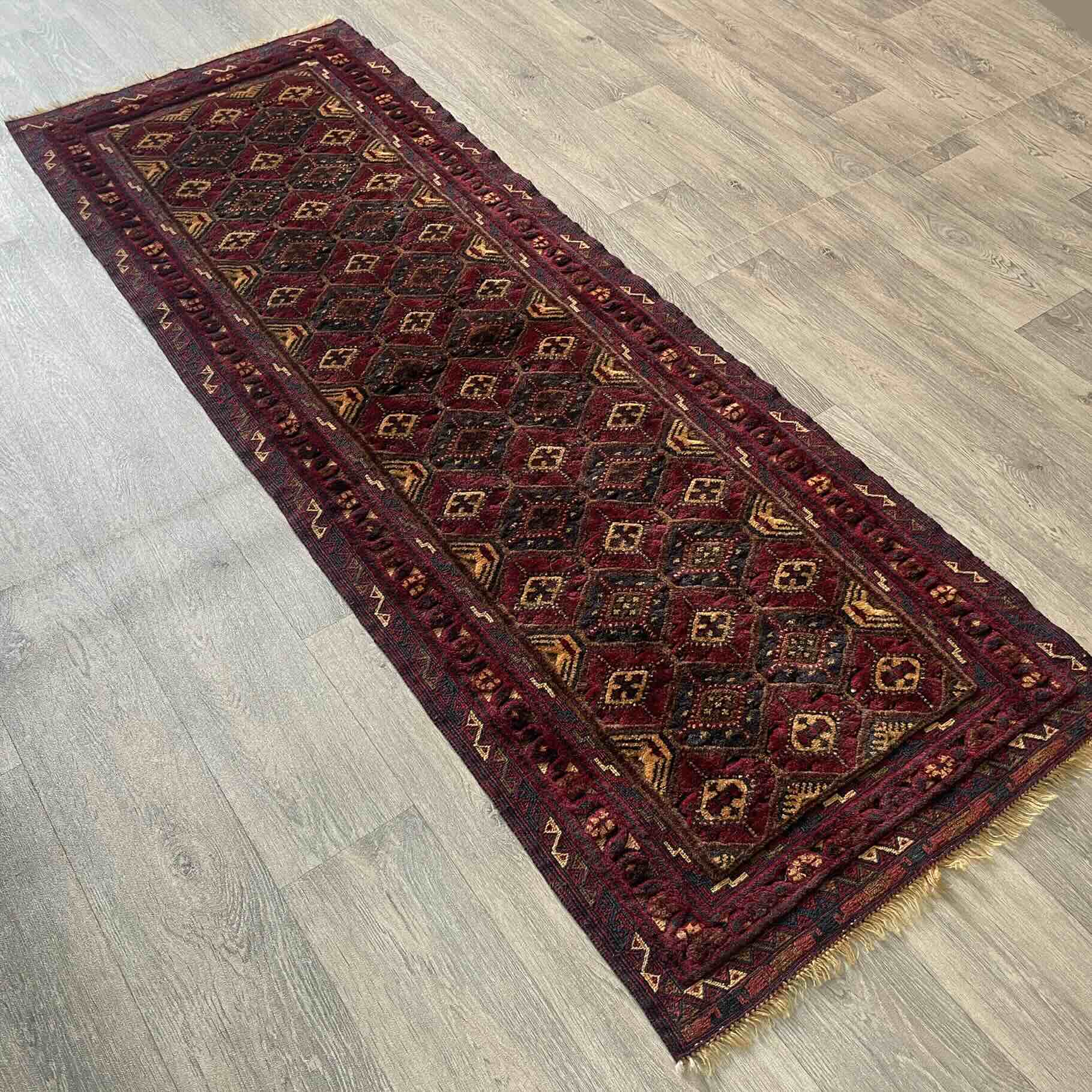Afghan Fine Mushwani Runner (Belgian Wool)